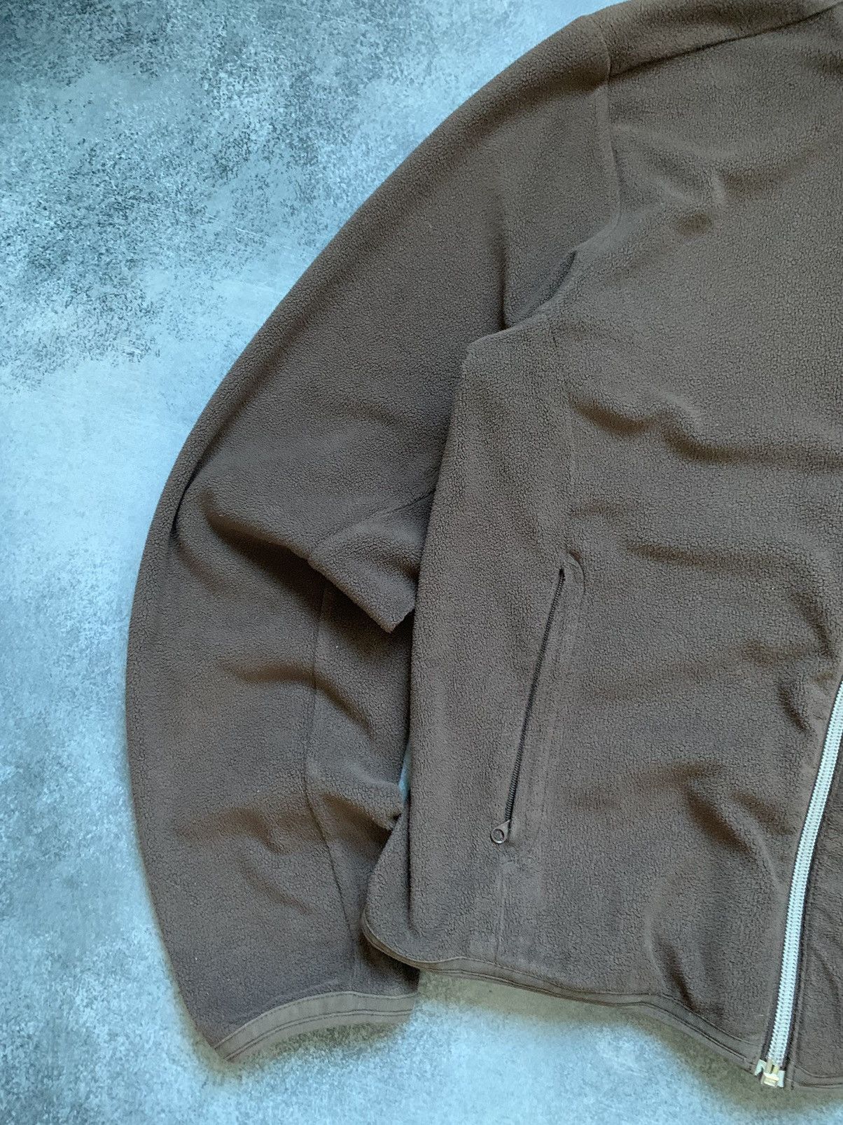 Nike × Vintage Nike Vintage Fleece Zip Up Sweatshirt Y2K Size L / US 10 / IT 46 - 4 Thumbnail