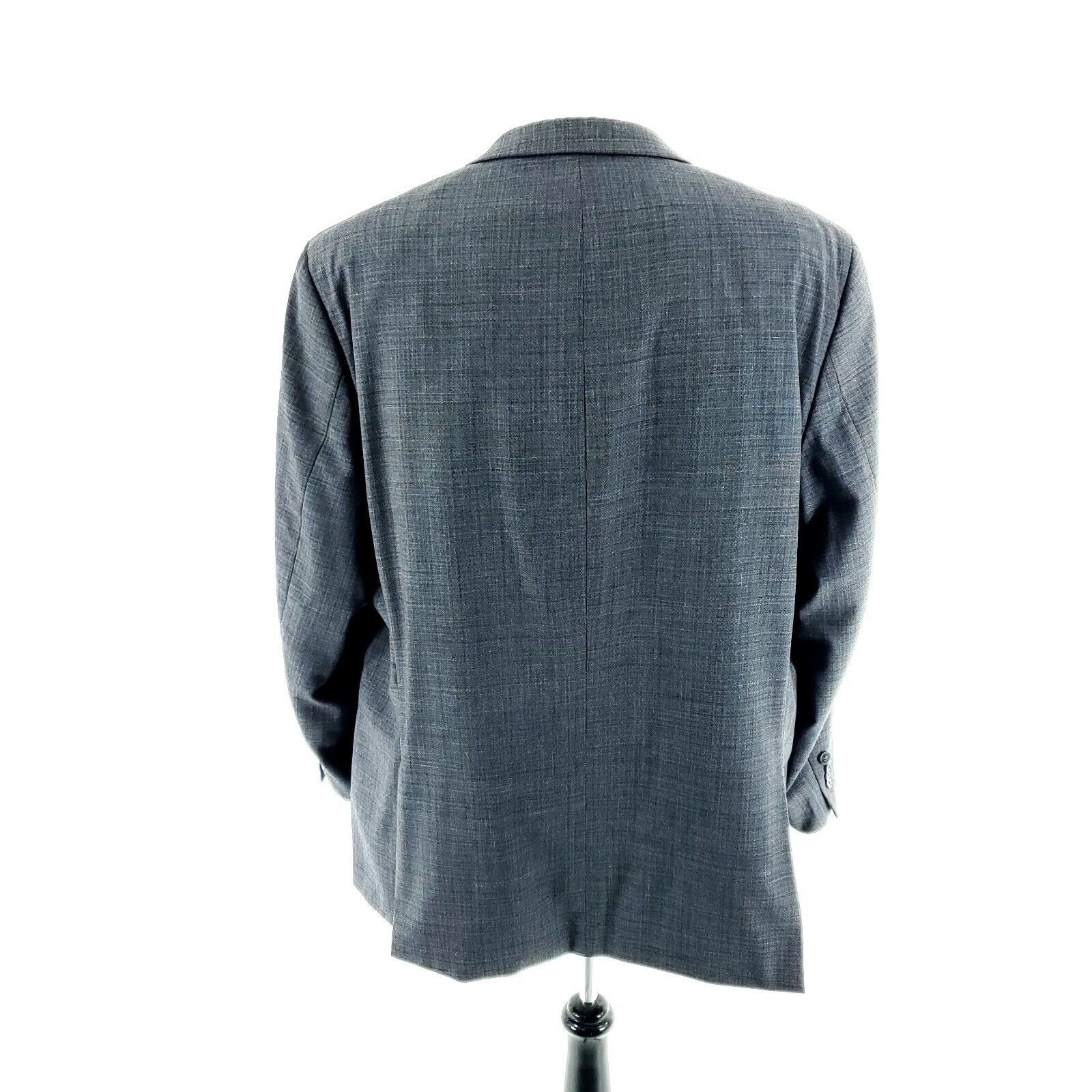 Calvin Klein Calvin Klein Wool 2 Button Blazer 46L Or Slim 48L Gray Shark Size 46L - 5 Thumbnail