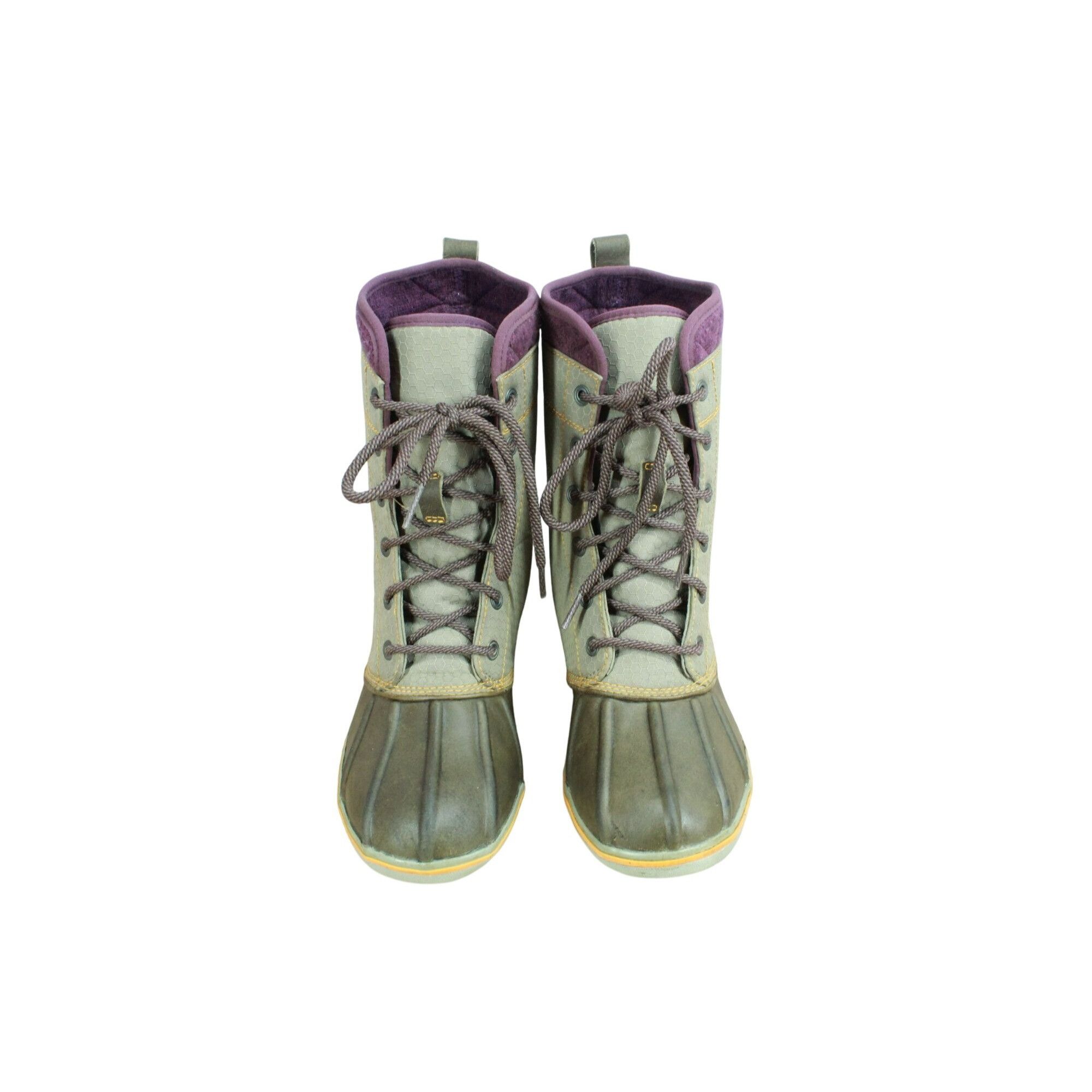 L.L. Bean LL Bean Brown Waterproof Mid-Calf Duck Boots Size US 6 / IT 36 - 5 Thumbnail