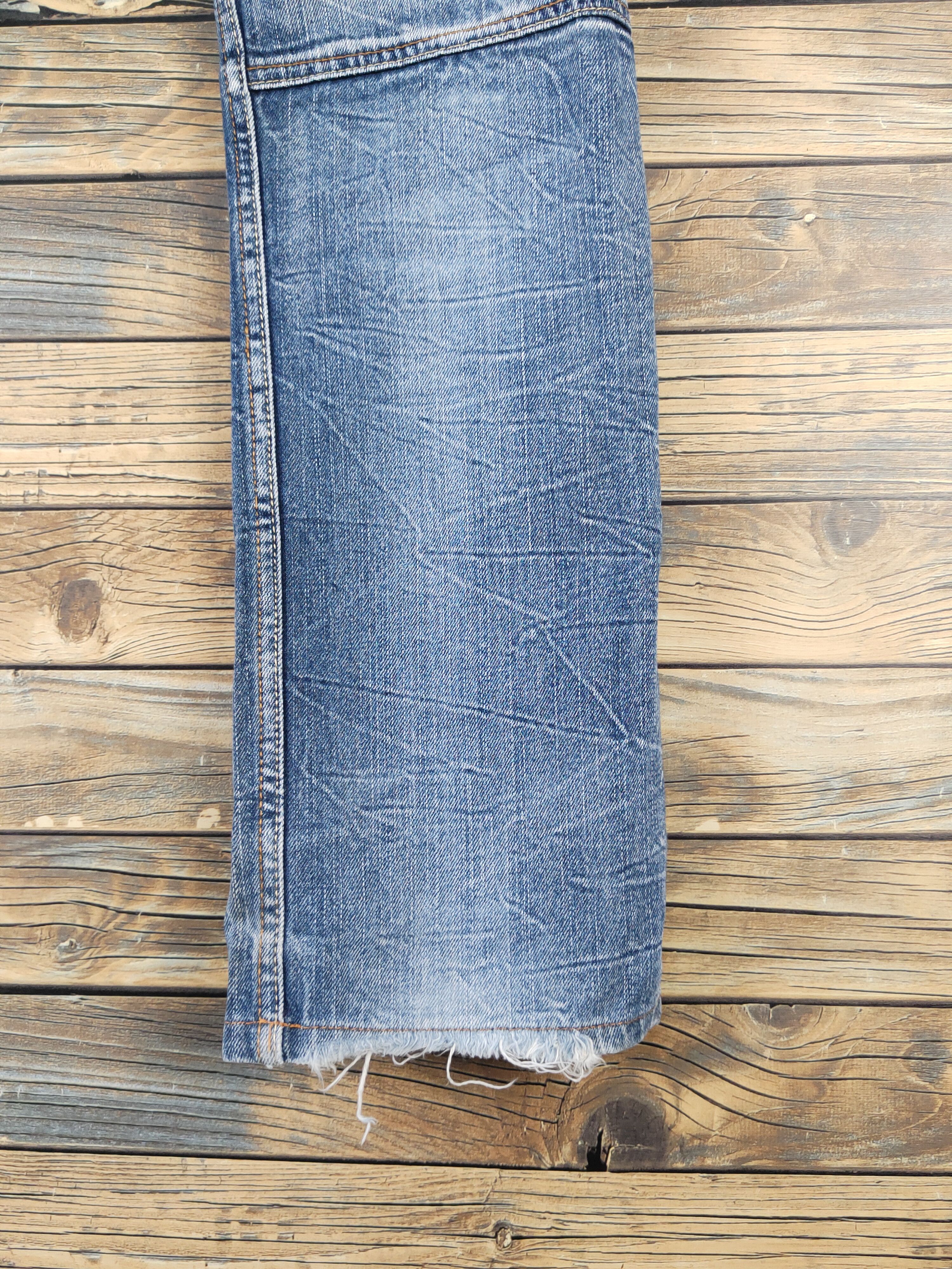 Japanese Brand Sunlucas double waist Distressed denim Ripped Jeans #W1988 Size US 30 / EU 46 - 11 Thumbnail