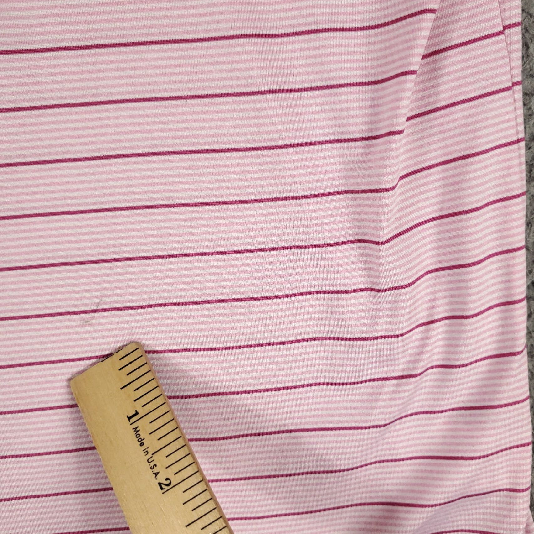 johnnie-O Johnnie O Polo Shirt Mens Size Large Pink Striped Golf Casual Short Sleeve Size US L / EU 52-54 / 3 - 4 Thumbnail