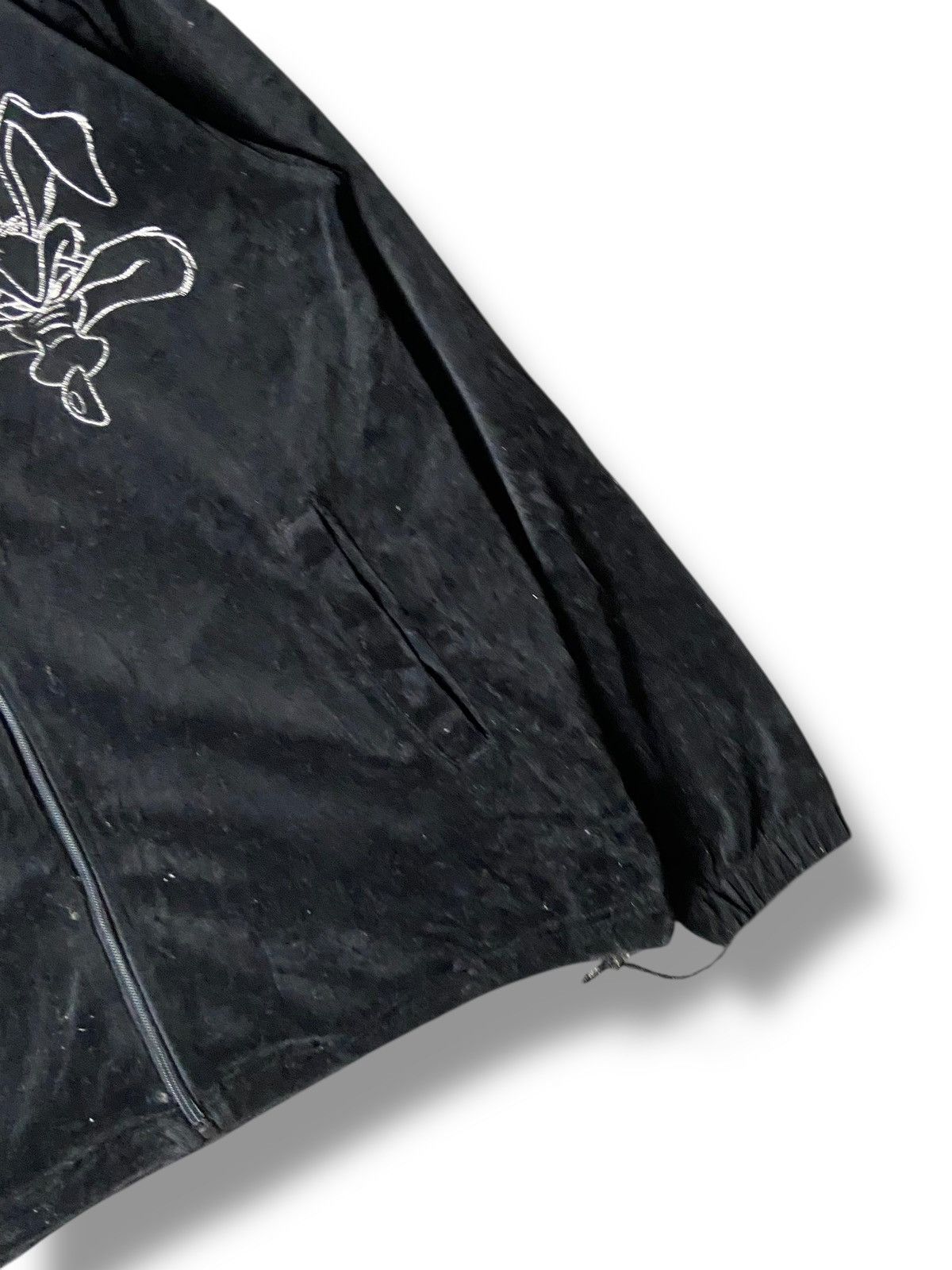 Japanese Brand Purky Street Movement Embroidered Velour Track Jacket (155) Size US L / EU 52-54 / 3 - 4 Thumbnail