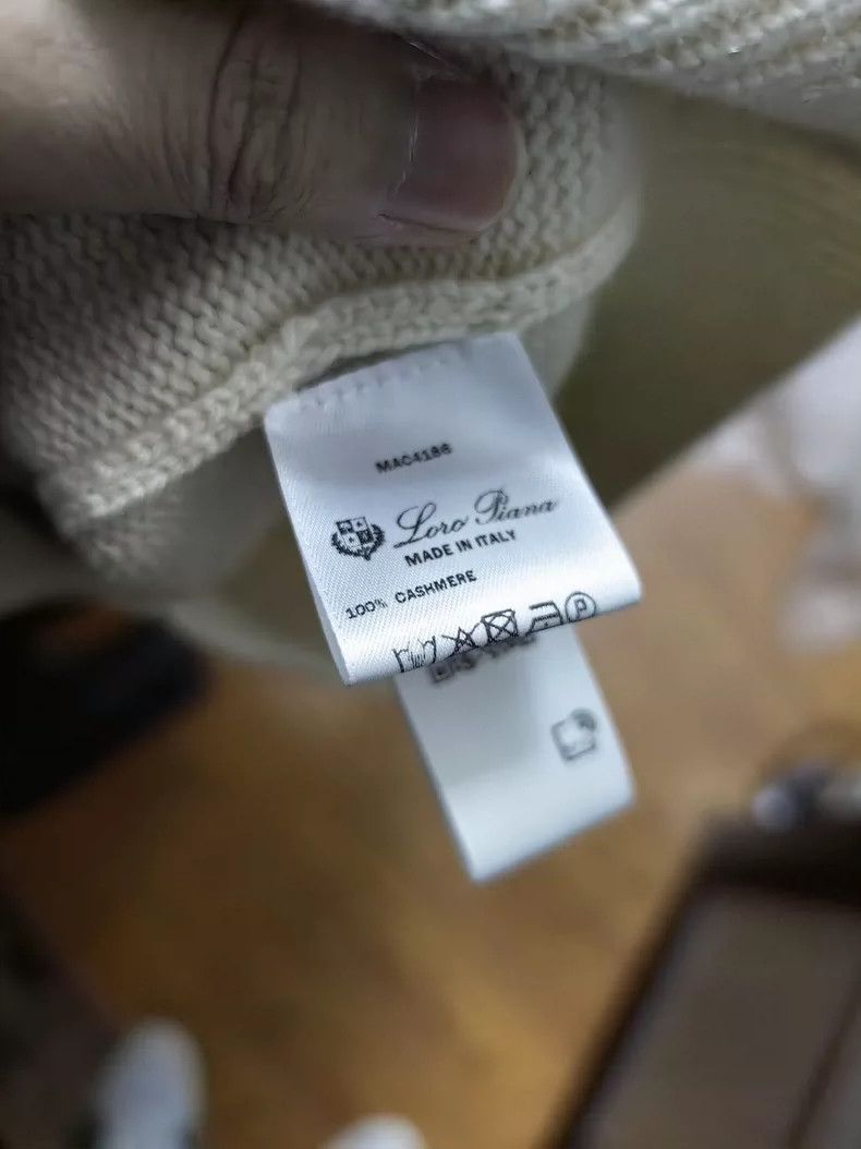 Loro Piana LORO PIANA Winter holiday cashmere thick knit sweater Size L / US 10 / IT 46 - 3 Thumbnail