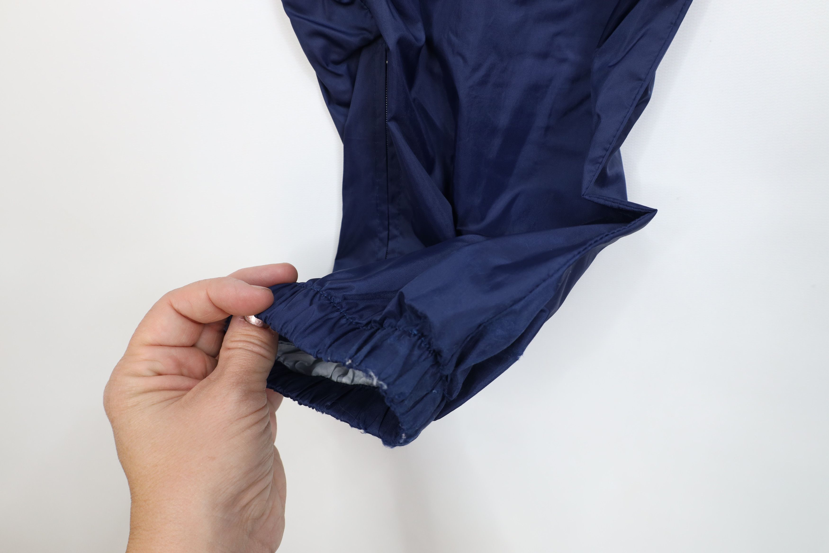 Vintage Vintage 90s Streetwear Lined Windbreaker Joggers Pants Blue Size US 34 / EU 50 - 6 Thumbnail