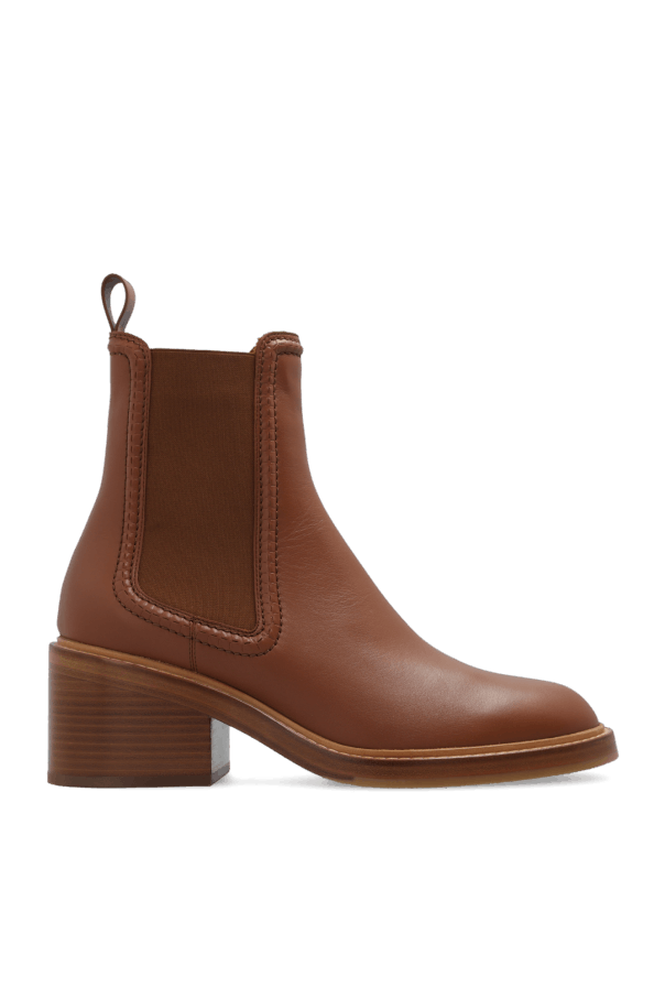 Chloe o1loc1c0325 CHC23 Mallo Ankle Boots in Caramello Size US 8 / IT 38 - 1 Thumbnail