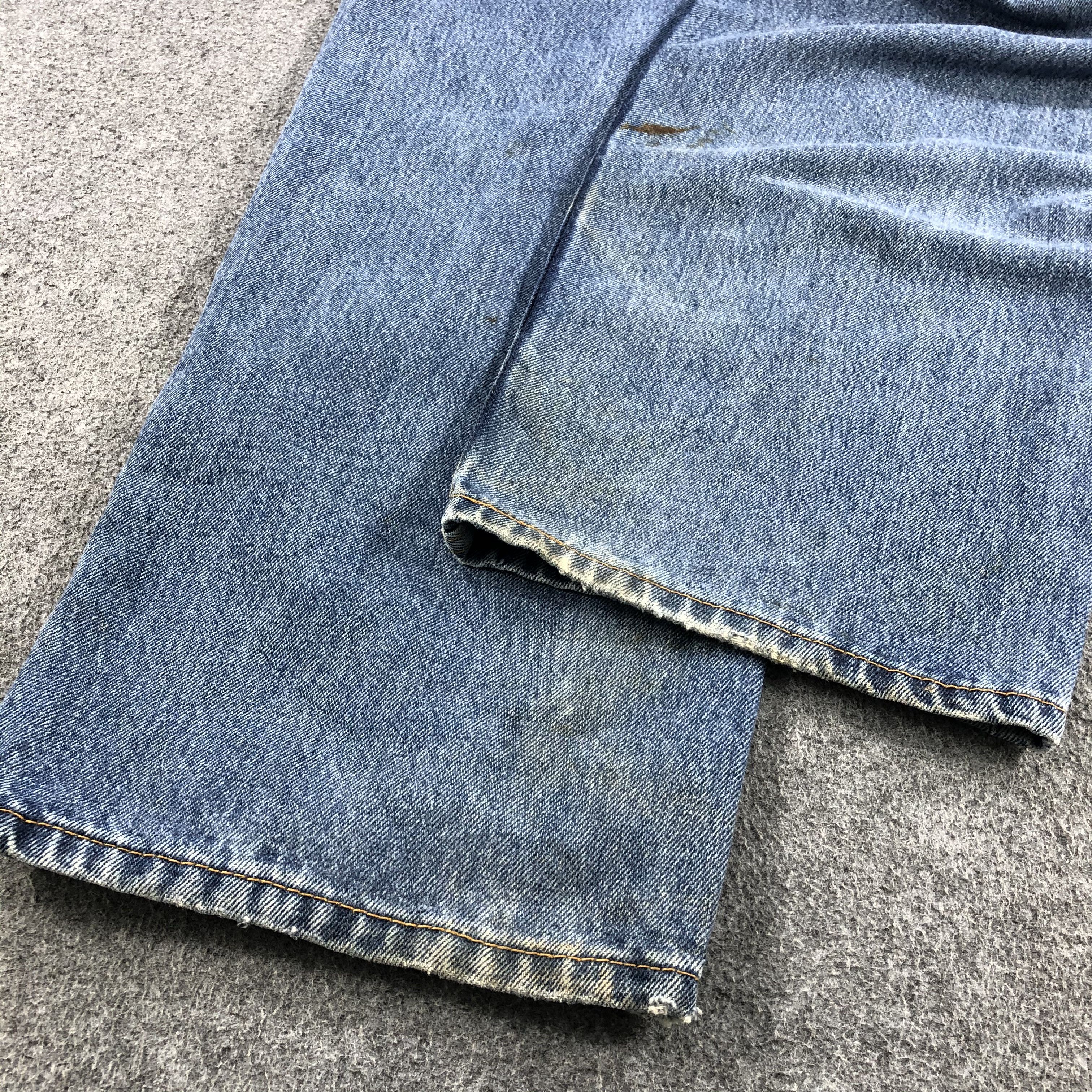 Levi's Vintage Blue Wash Levis 550 Jeans-J1609 Size US 44 / EU 60 - 6 Thumbnail