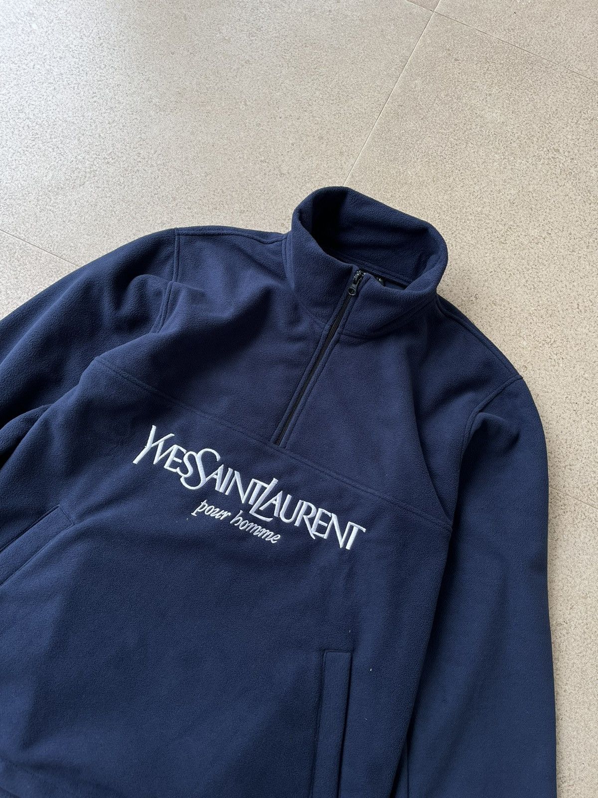 Yves Saint Laurent Vintage Dead Stock Yves Saint Laurent Pour Homme abig Logo Size US L / EU 52-54 / 3 - 6 Thumbnail