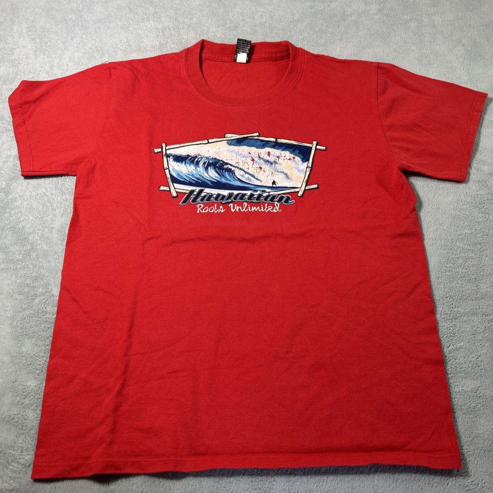Billabong Hawaiian Roots Beach Surfer Shirt Youth Boy Medium Surf Wave Size M / US 6-8 / IT 42-44 - 2 Thumbnail