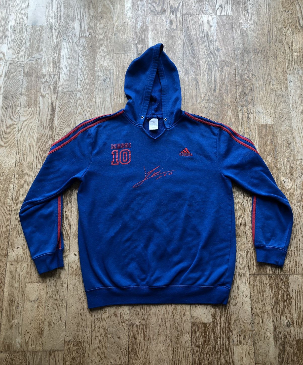 Vintage VINTAGE LIONEL MESSI ADIDAS SOCCER FOOTBALL HOODIE Size US L / EU 52-54 / 3 - 2 Thumbnail