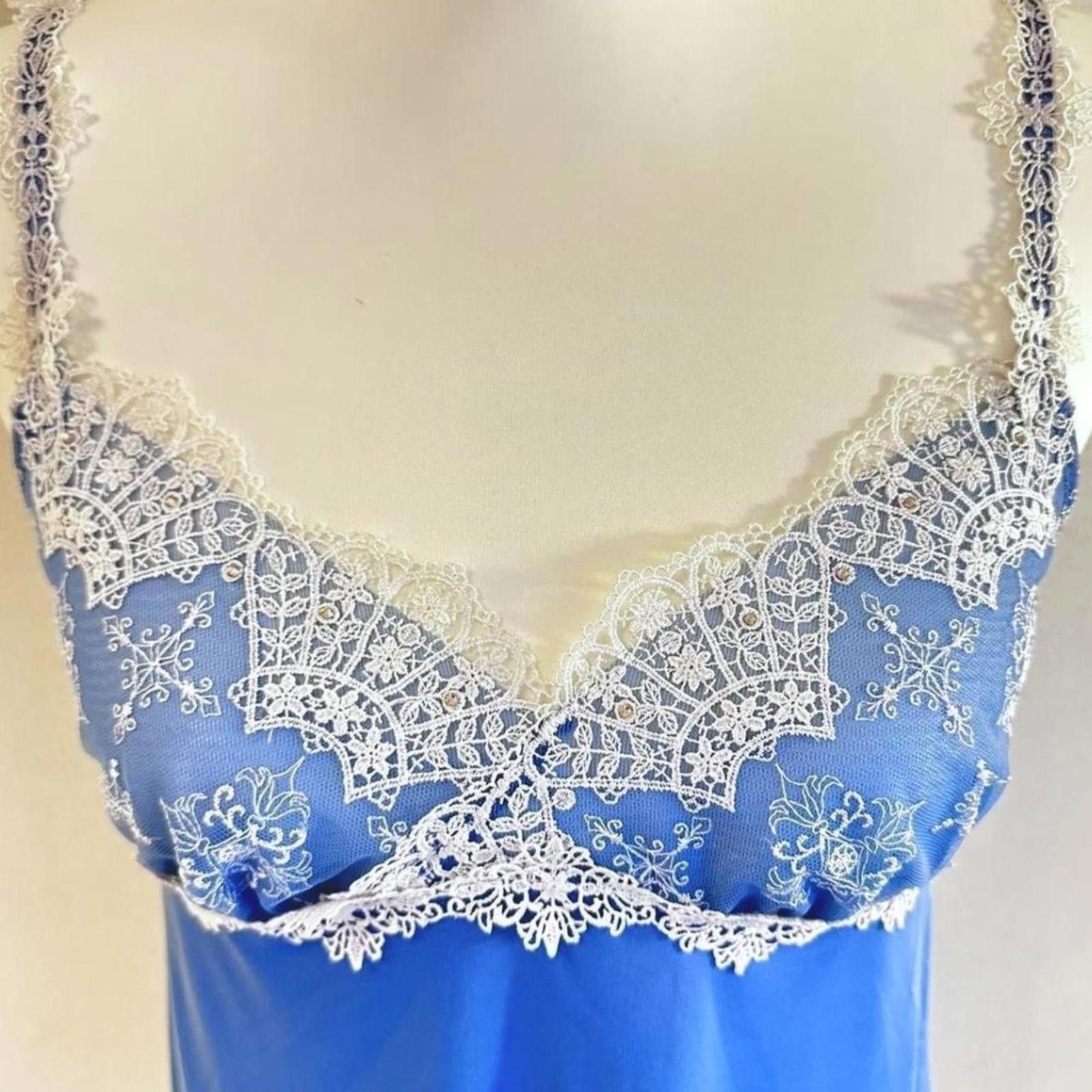 Other Beautiful detailed sheer whimsy blue camisole top Size XS / US 0-2 / IT 36-38 - 3 Thumbnail