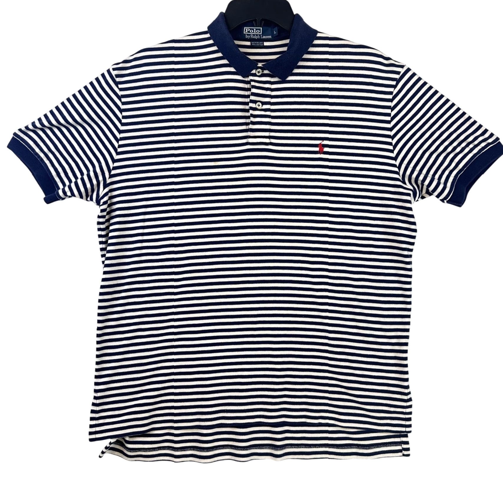 Polo Ralph Lauren Polo Ralph Lauren Polo Shirt Mens Large Classic Short Sleeve Striped Rugby Shirt Size US L / EU 52-54 / 3 - 2 Thumbnail