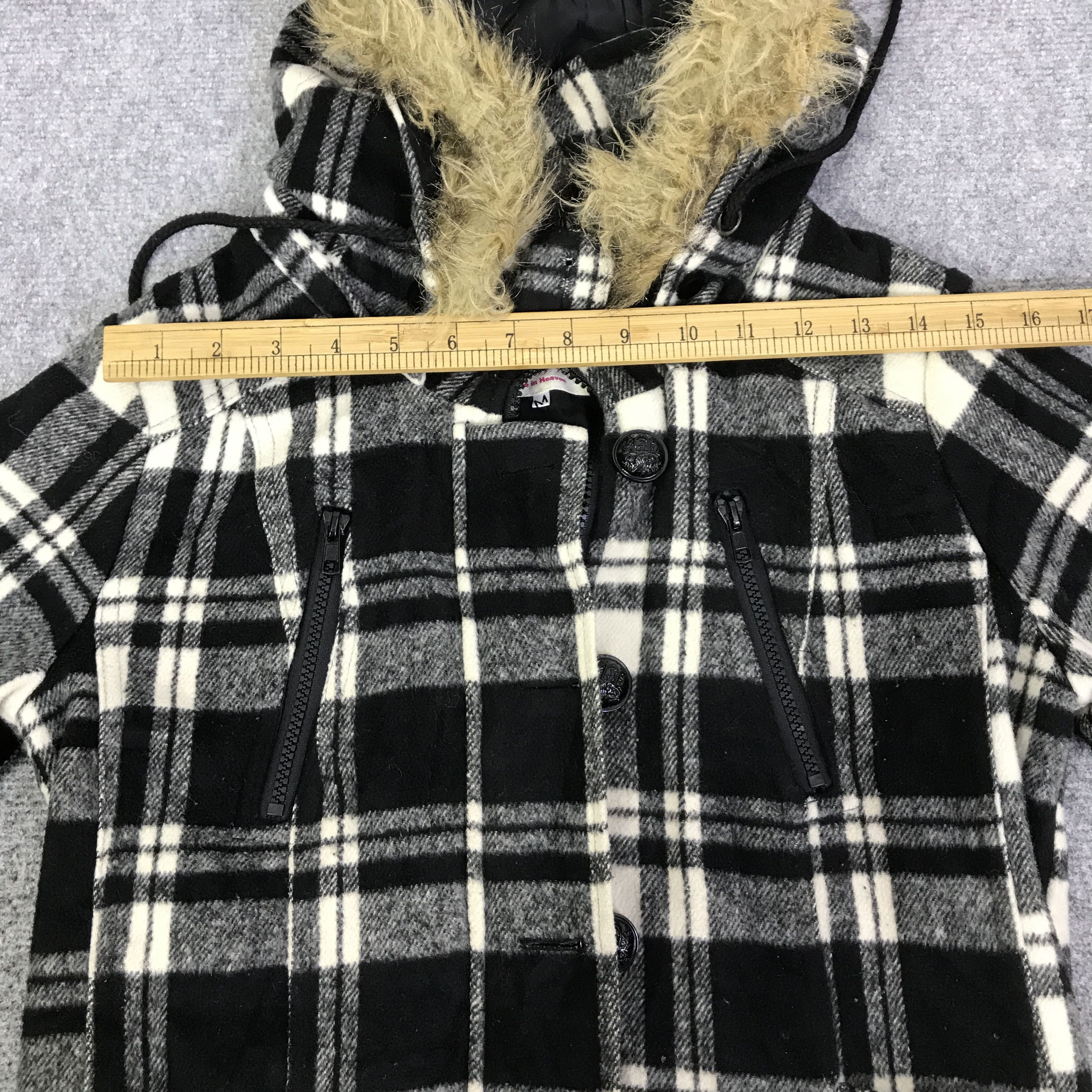 Japanese Brand MADE IN HEAVEN FUR HOODIE JACKET K96B6 Size US M / EU 48-50 / 2 - 7 Thumbnail