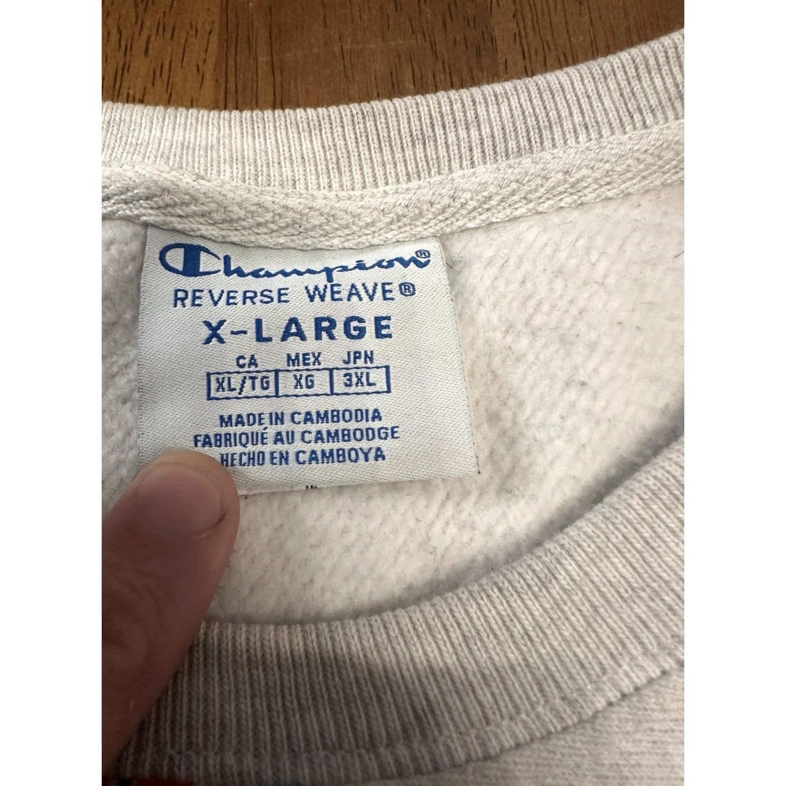 Champion Champion Reverse Weave Sweatshirt Crewneck XL Men Gray Blue Reversible Pullover Green Size US XL / EU 56 / 4 - 3 Thumbnail