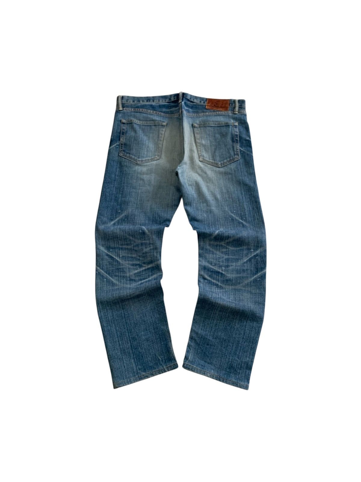 Eternal Eternal Japan Distressed Faded Blue Jeans Size US 34 / EU 50 - 1 Thumbnail