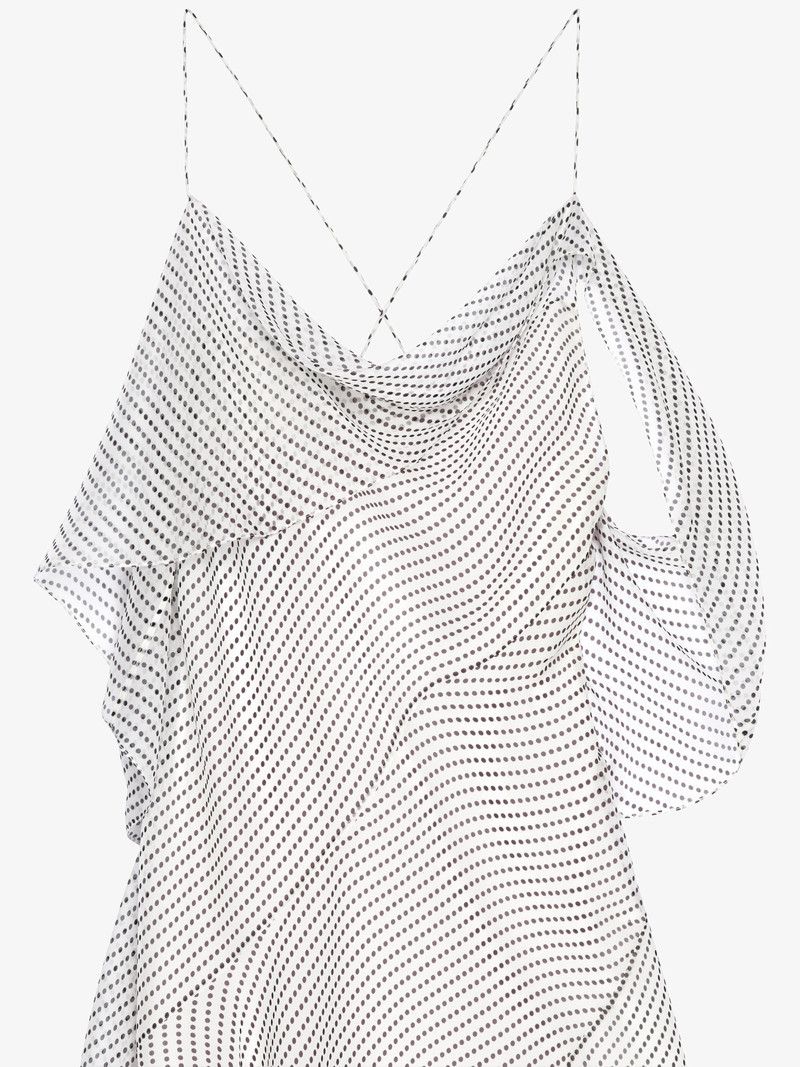 Givenchy o1w1db10326 Midi Dress With Strapes in White Size M / US 6-8 / IT 42-44 - 5 Thumbnail