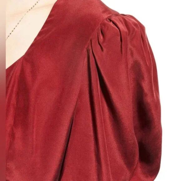 Frame Frame Silk Peplum Blouse. Size M. 100% Silk Size M / US 6-8 / IT 42-44 - 2 Thumbnail