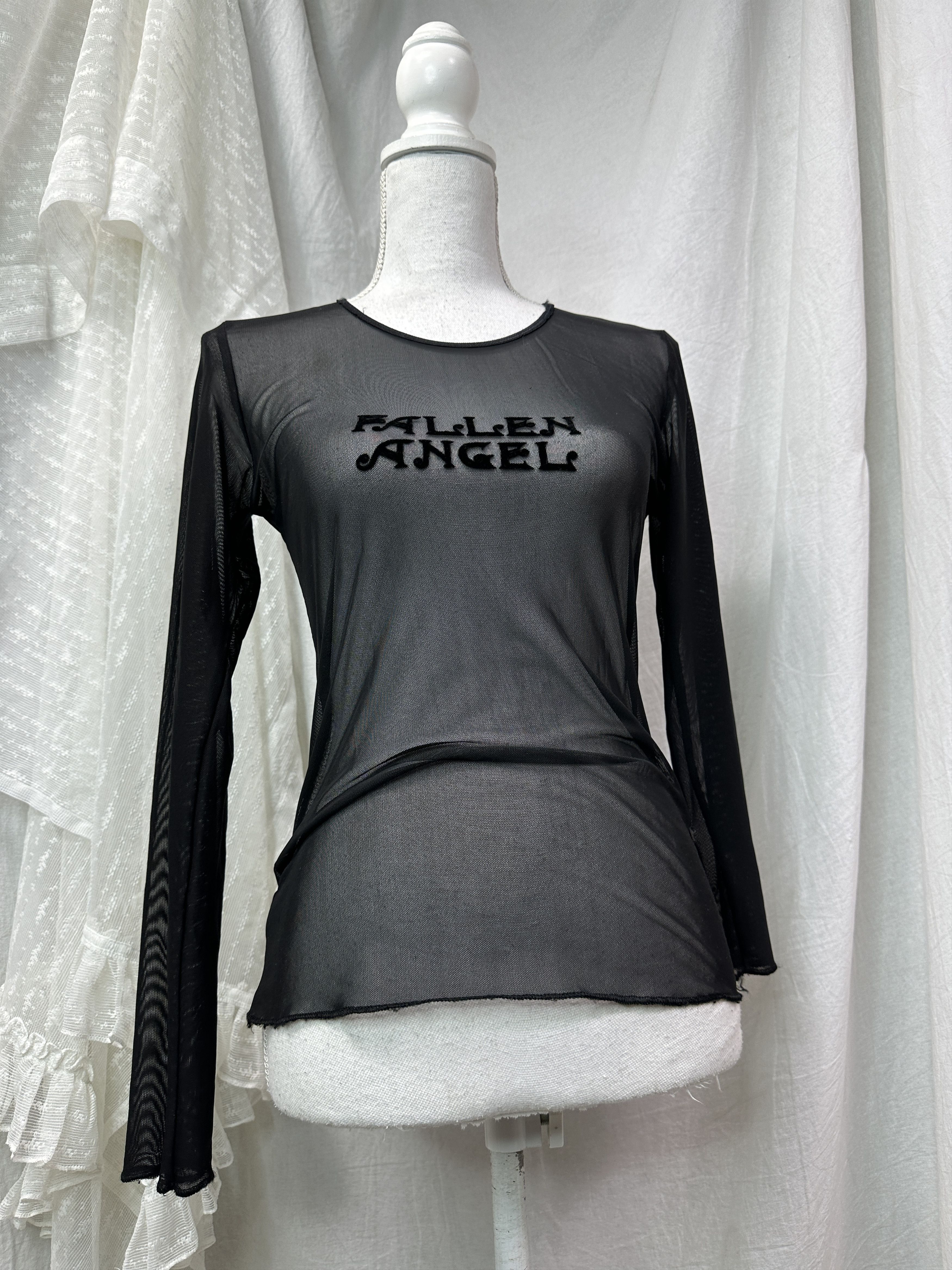 Vintage Vintage Avant Garde Vive Maria Fallen Angel Longsleeve Y2K Size S / US 4 / IT 40 - 2 Thumbnail
