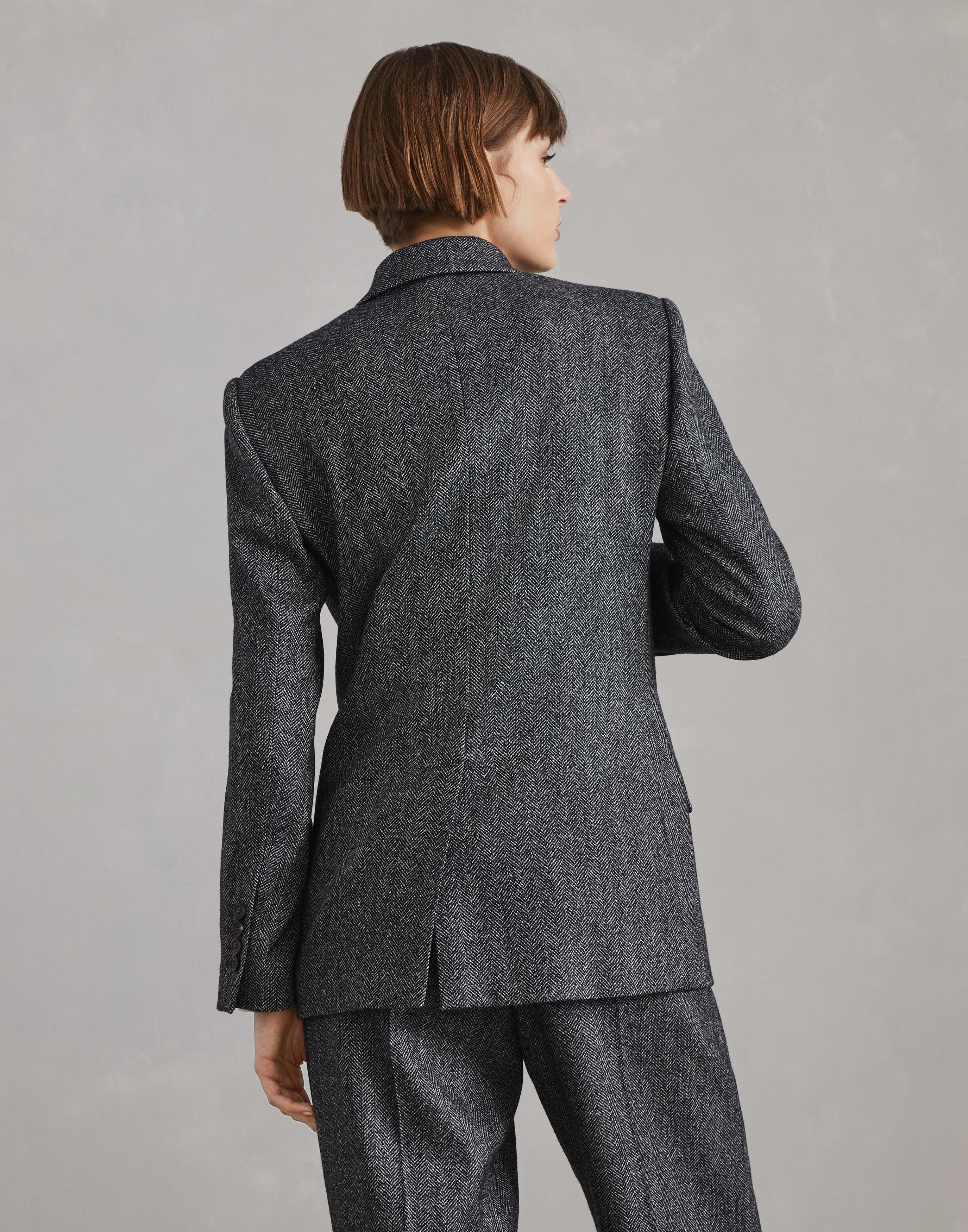 Brunello Cucinelli o1la1rc1a1025 Blazer in Grey Size S / US 4 / IT 40 - 5 Thumbnail