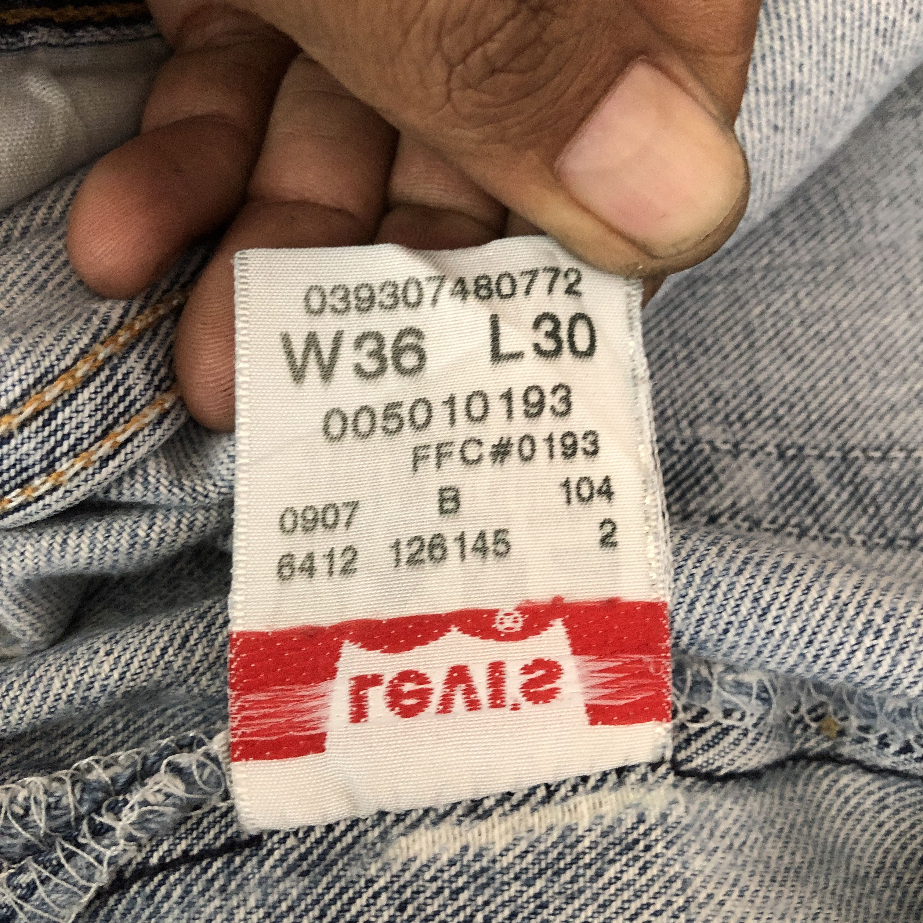 Levi's Y2K Levis 501 Distressed Jeans Levi's Faded Light Wash Denim Size US 36 / EU 52 - 10 Thumbnail