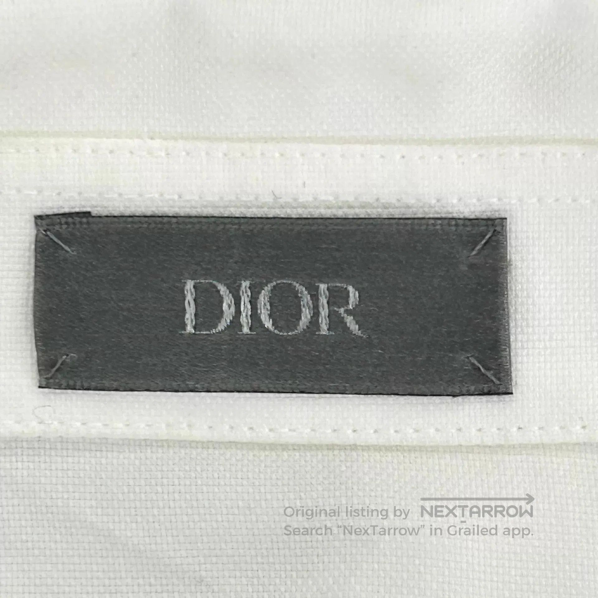 Dior White Short Sleeve Button. Size US M / EU 48-50 / 2 - 3 Thumbnail