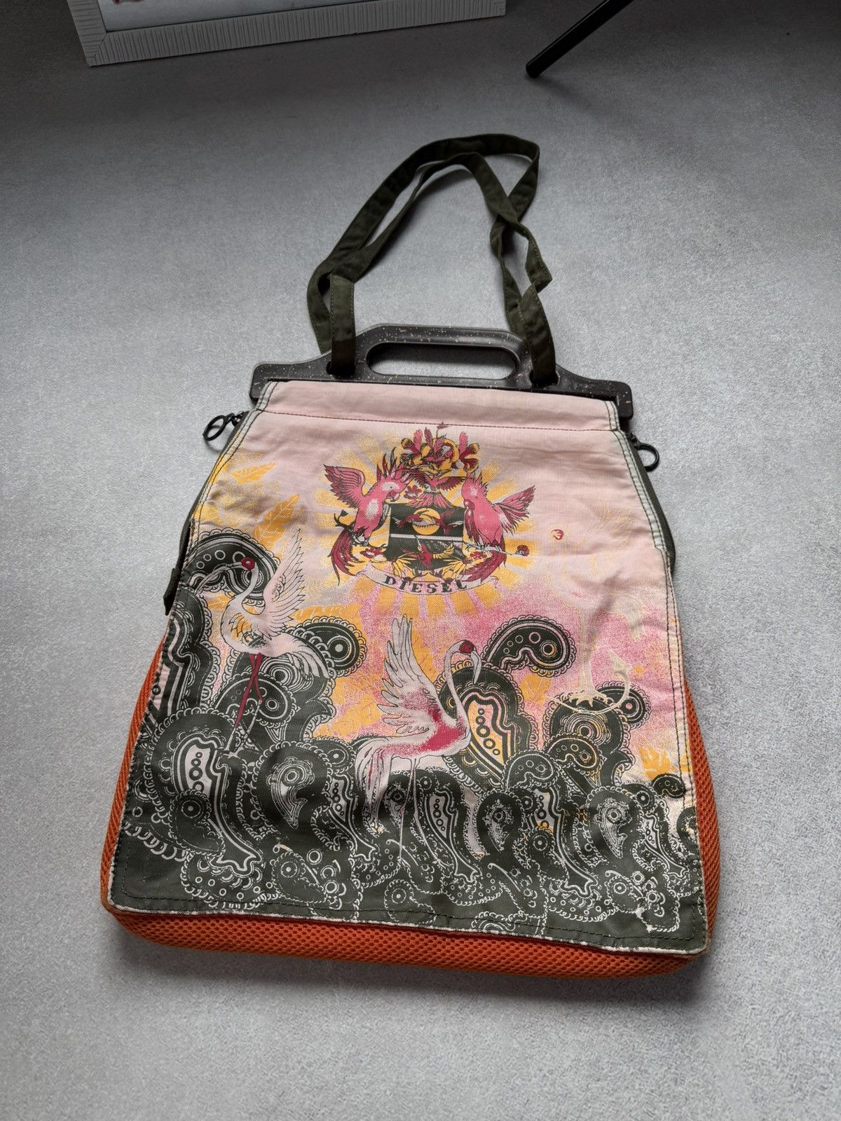Diesel Rare Diesel Vintage Tote Bag Graphic Print Shopper Bag Y2K Size ONE SIZE - 4 Thumbnail