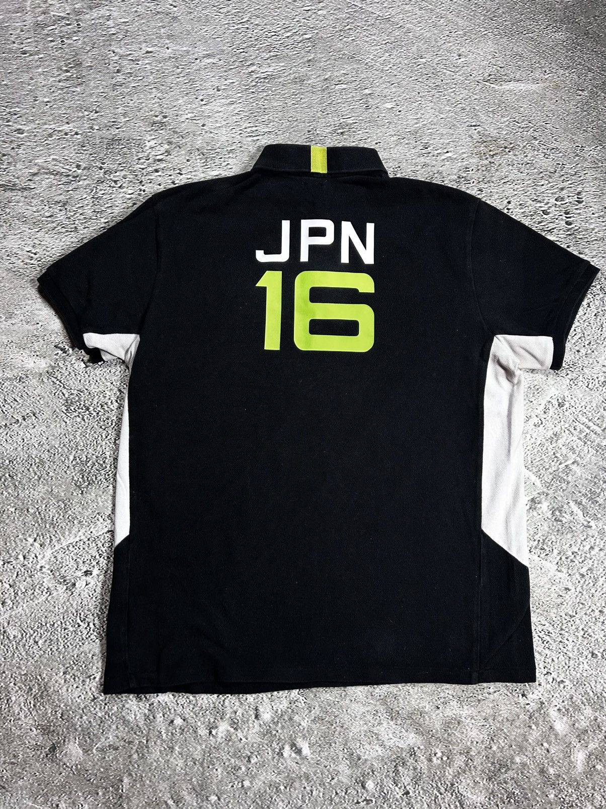 Polo Ralph Lauren Chief Keef Polo Ralph Lauren Japan black Lime Polo big pony Size US L / EU 52-54 / 3 - 5 Thumbnail