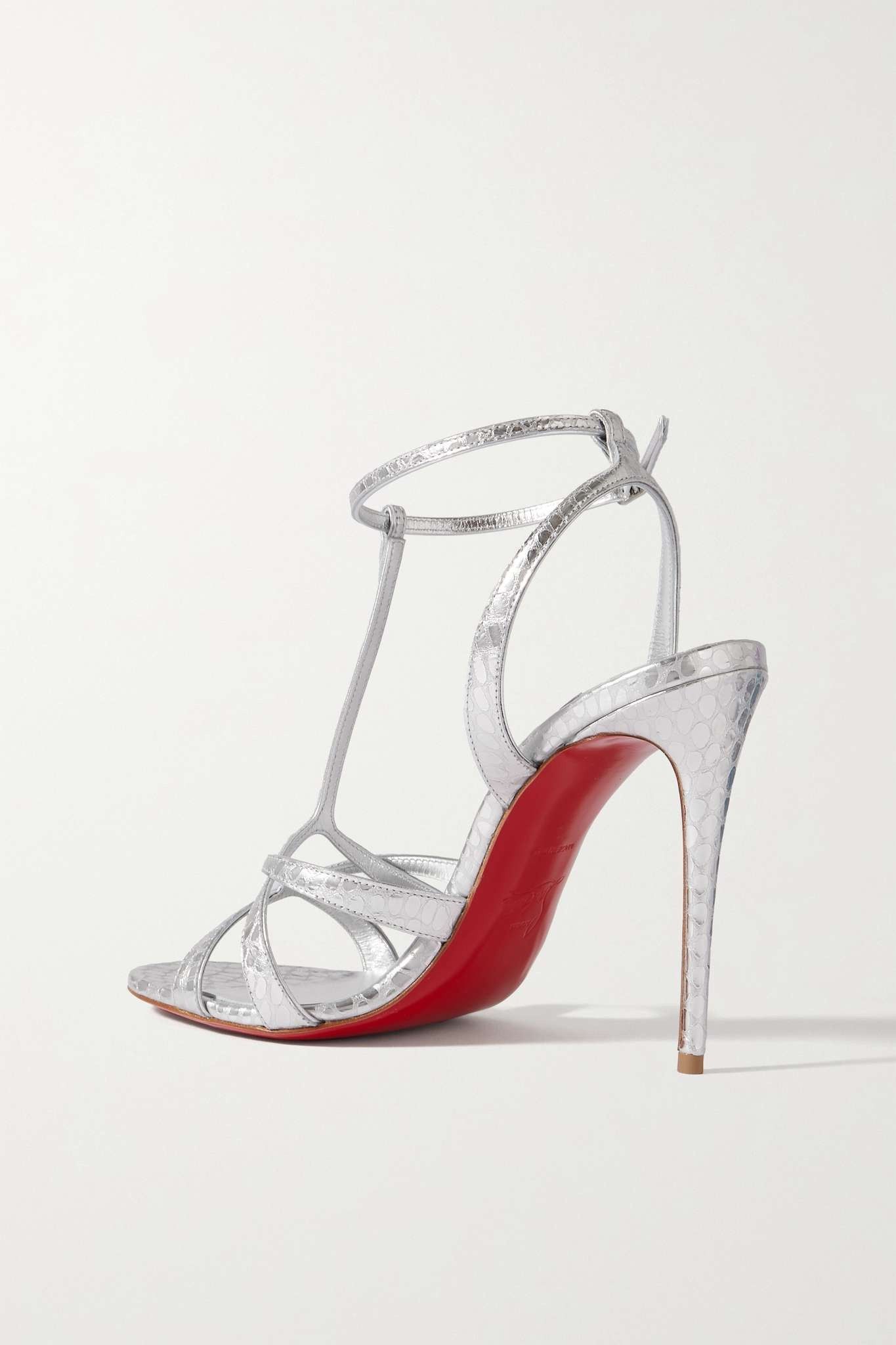 Christian Louboutin o1s1wg111025 Heels in Silver Size US 9 / IT 39 - 2 Thumbnail