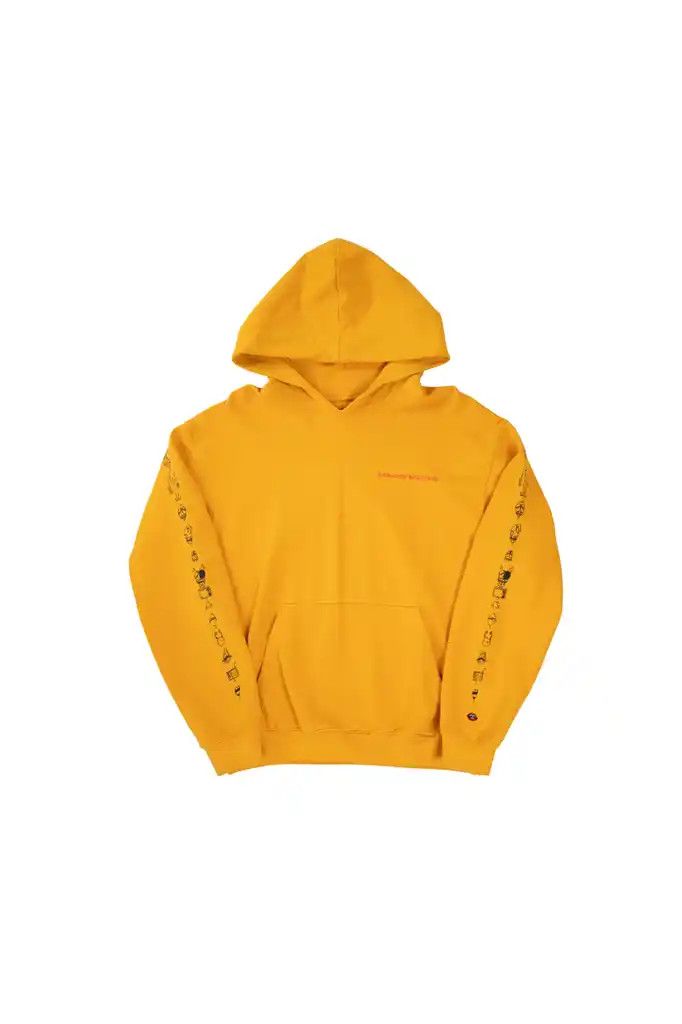 Chrome Hearts Chrome Hearts Matty Boy Neon Yellow Zip Up Hoodie