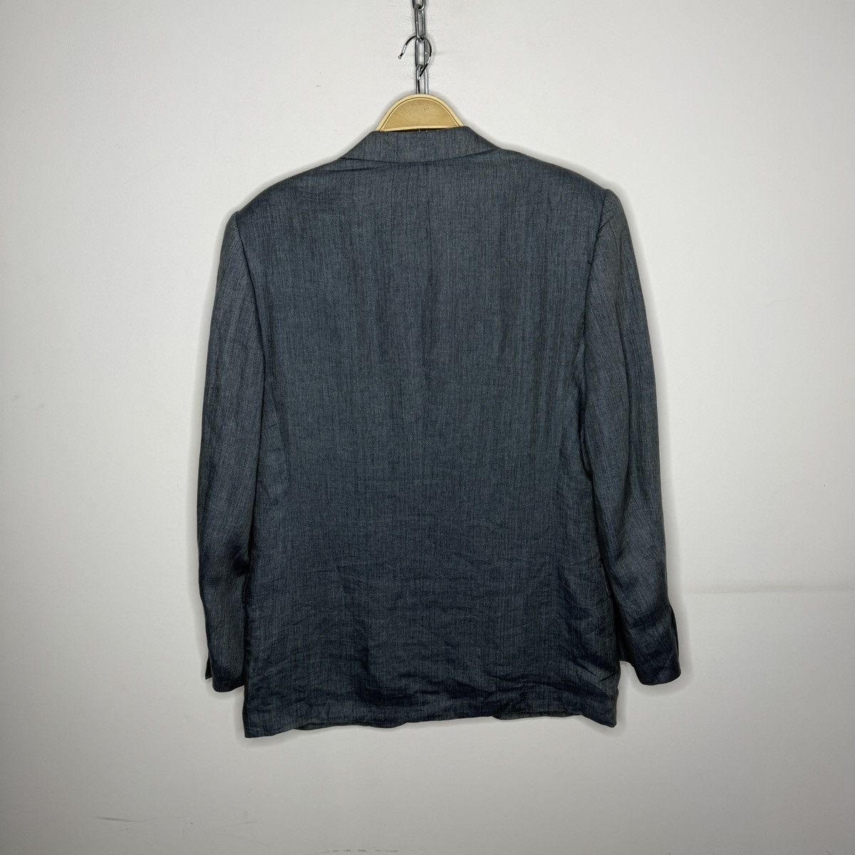 Yves Saint Laurent Yves Saint Laurent Single Breasted Linen Blazer Jacket Size 44R - 7 Thumbnail