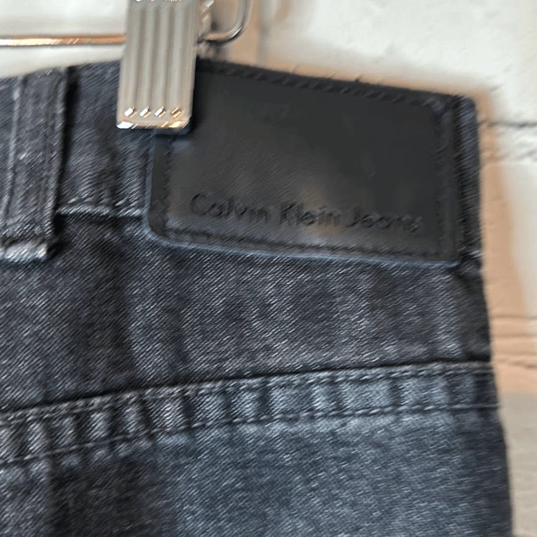 Calvin Klein Calvin Klein Mens Black Straight Leg Jeans 36 32 100% Cotton Jeans Men Black Straight 36 32 Regular Mens Size US 36 / EU 52 - 4 Thumbnail