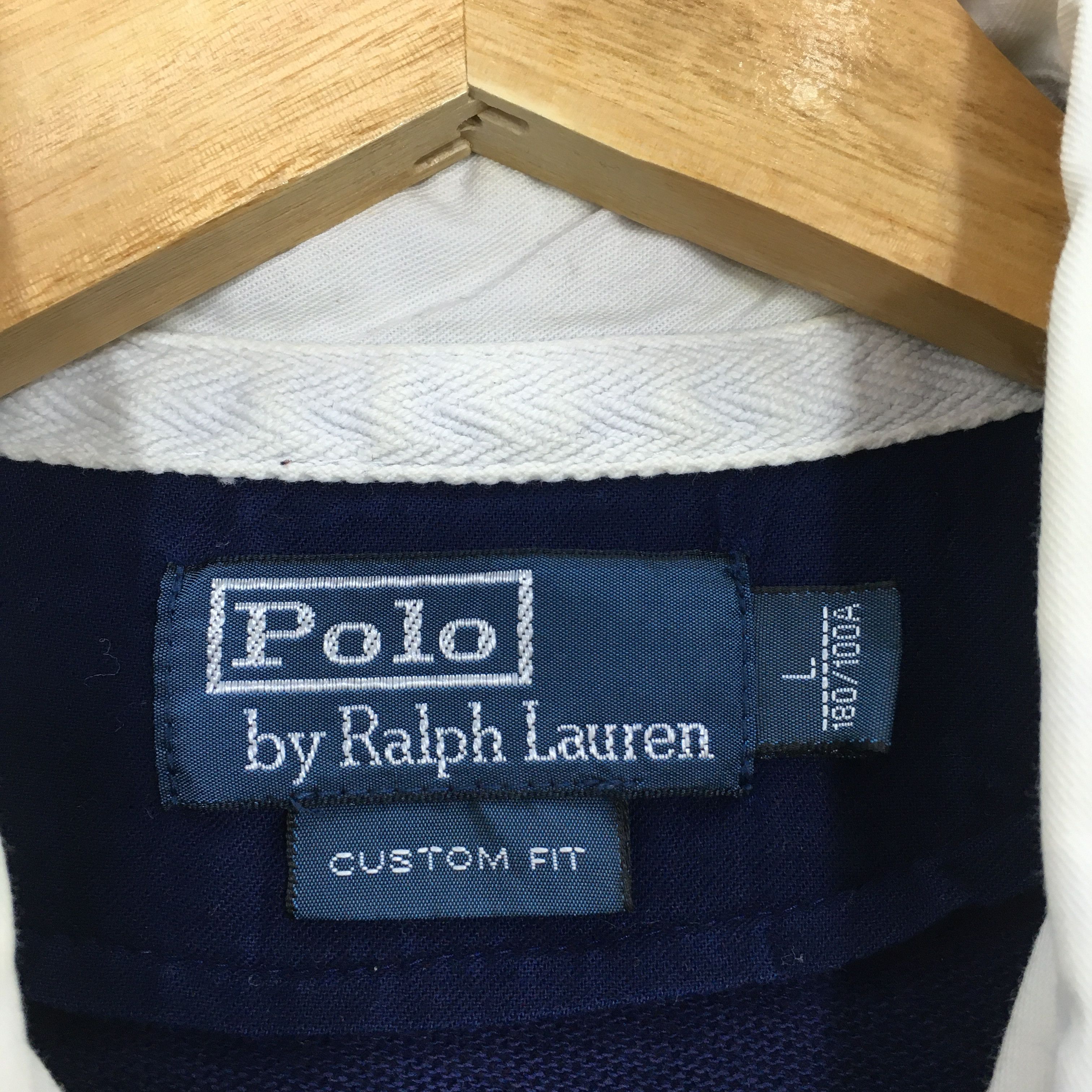 Polo Ralph Lauren Vintage Polo Ralph Lauren Naval Base Rugby Shirt Large Size US L / EU 52-54 / 3 - 5 Thumbnail