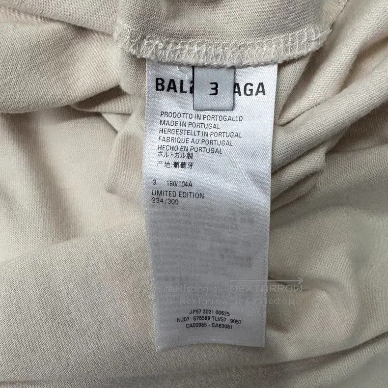 Balenciaga Balenciaga x RuPaul Beige Limited Tee. Size US XL / EU 56 / 4 - 4 Thumbnail