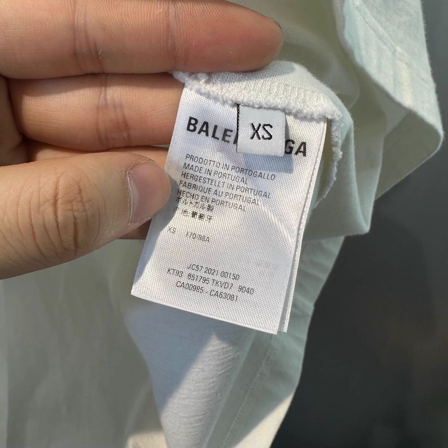 Balenciaga Balenciaga x NASA Logo Print Short Sleeve Tee XS Size US XS / EU 42 / 0 - 5 Thumbnail