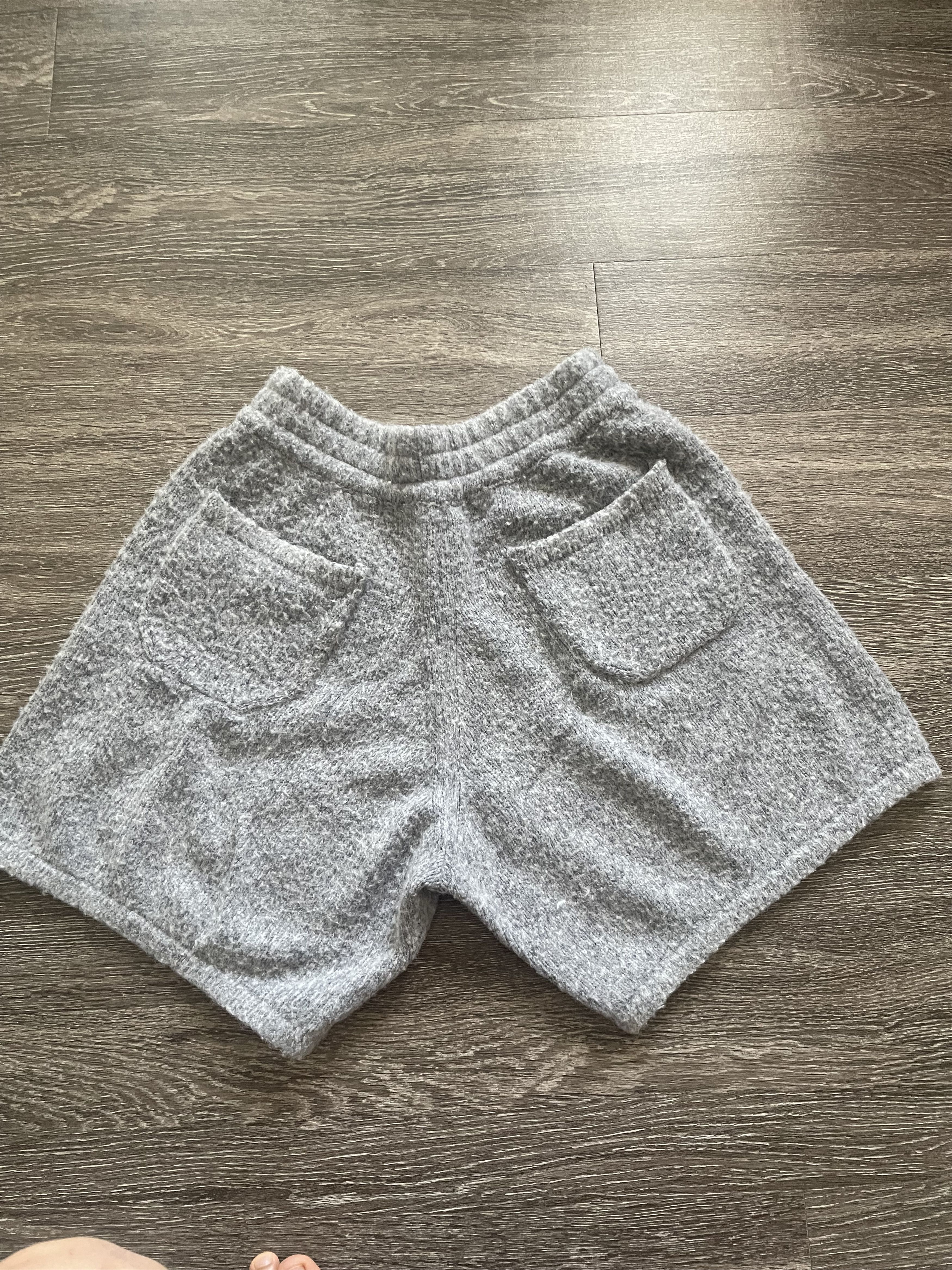 Cole Buxton Cole Buxton Gray Wool Textured Knit Shorts Size M Size US 30 / EU 46 - 2 Thumbnail