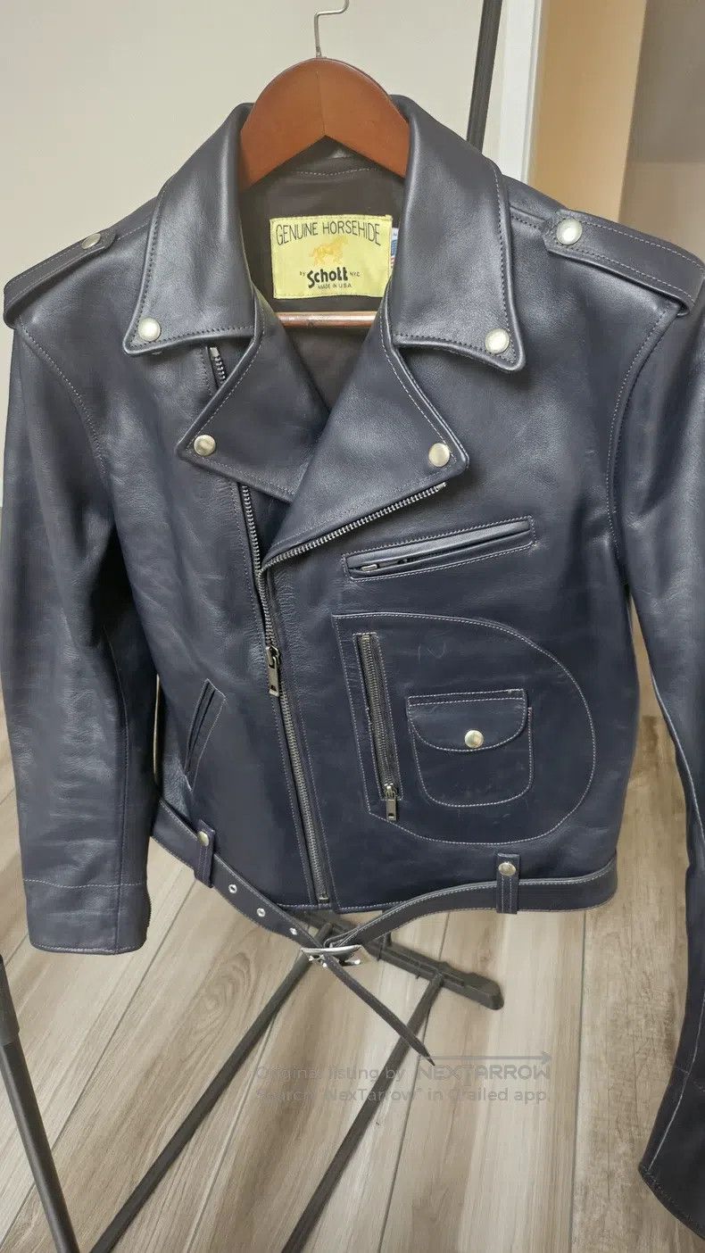 Schott Schott J24 Horsehide Leather Jacket | Grailed