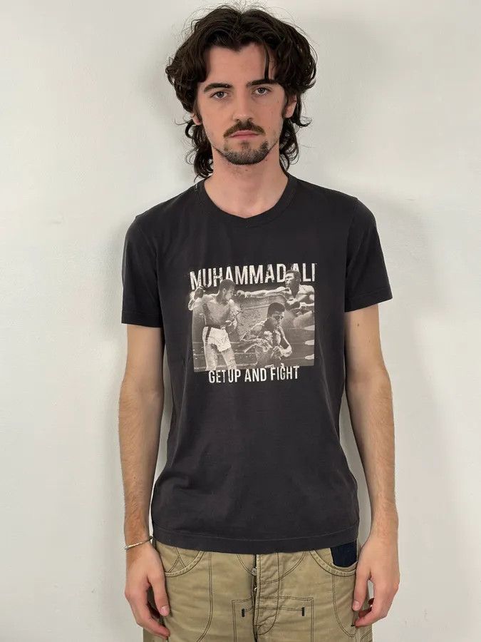 Dolce & Gabbana 2000s Dolce & Gabbana Black Muhammad Ali T-Shirt Size US S / EU 44-46 / 1 - 2 Thumbnail
