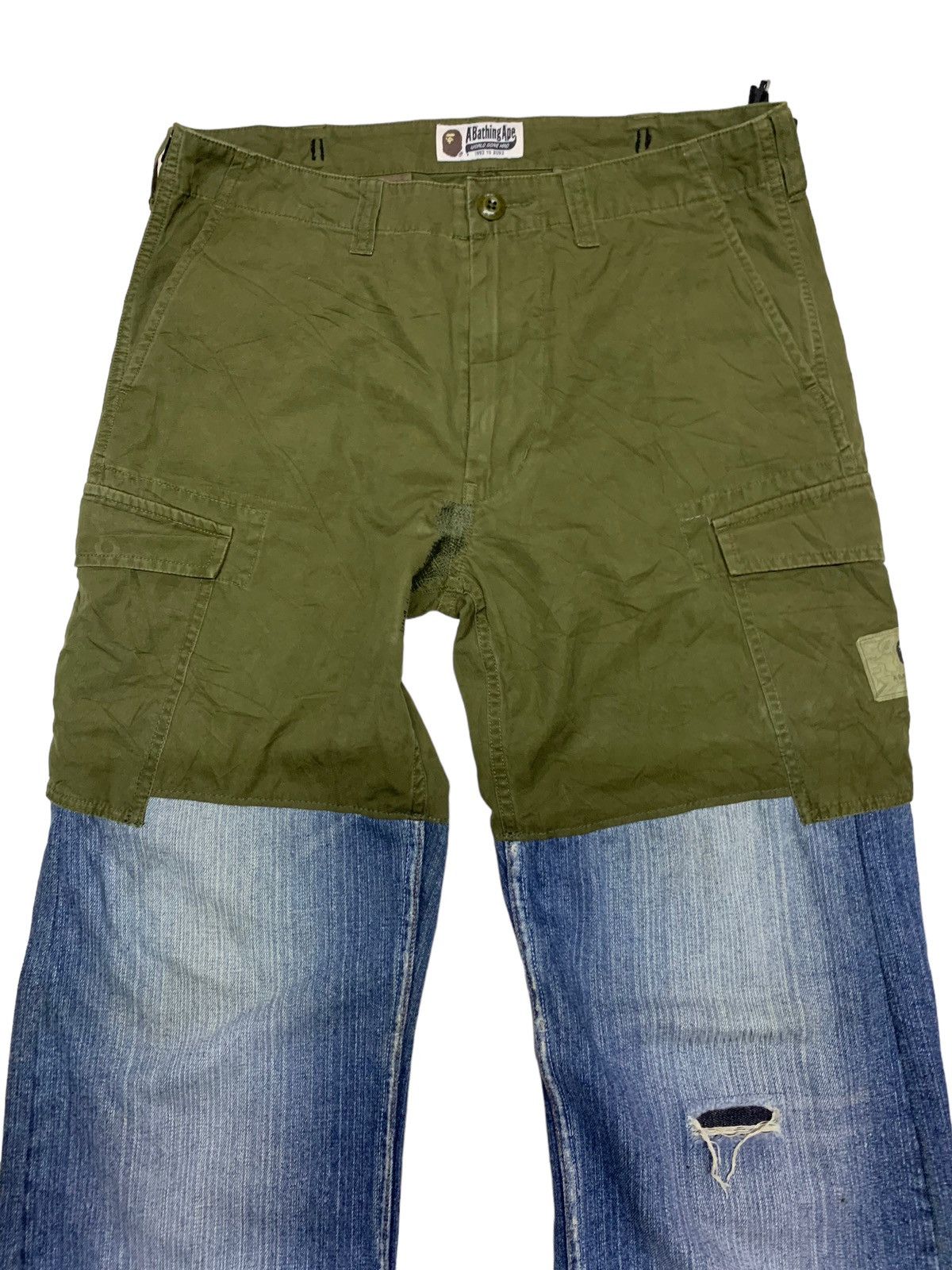 Bape Ape cargo customs jeans Size US 34 / EU 50 - 2 Thumbnail