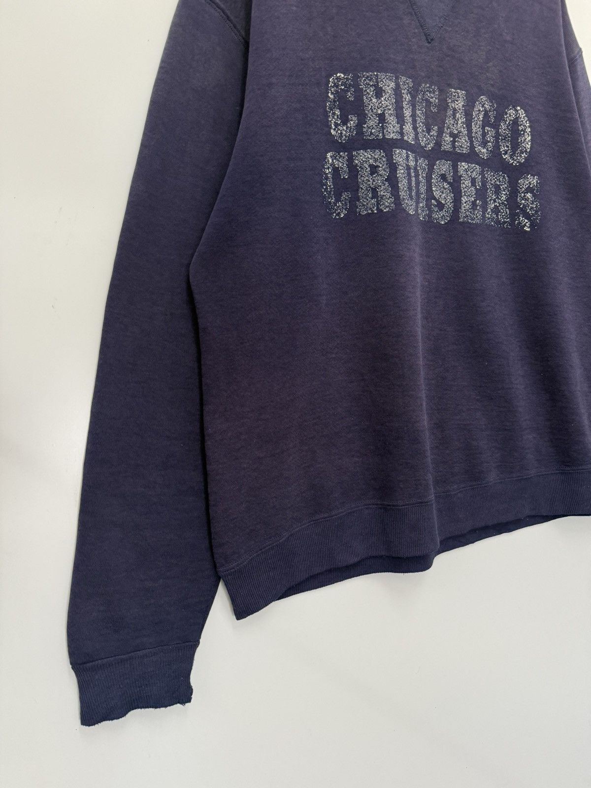 Russell Athletic 🔥 VINTAGE 90s Russel Chicago Cruisers Distressed Sweatshirt Size US M / EU 48-50 / 2 - 3 Thumbnail