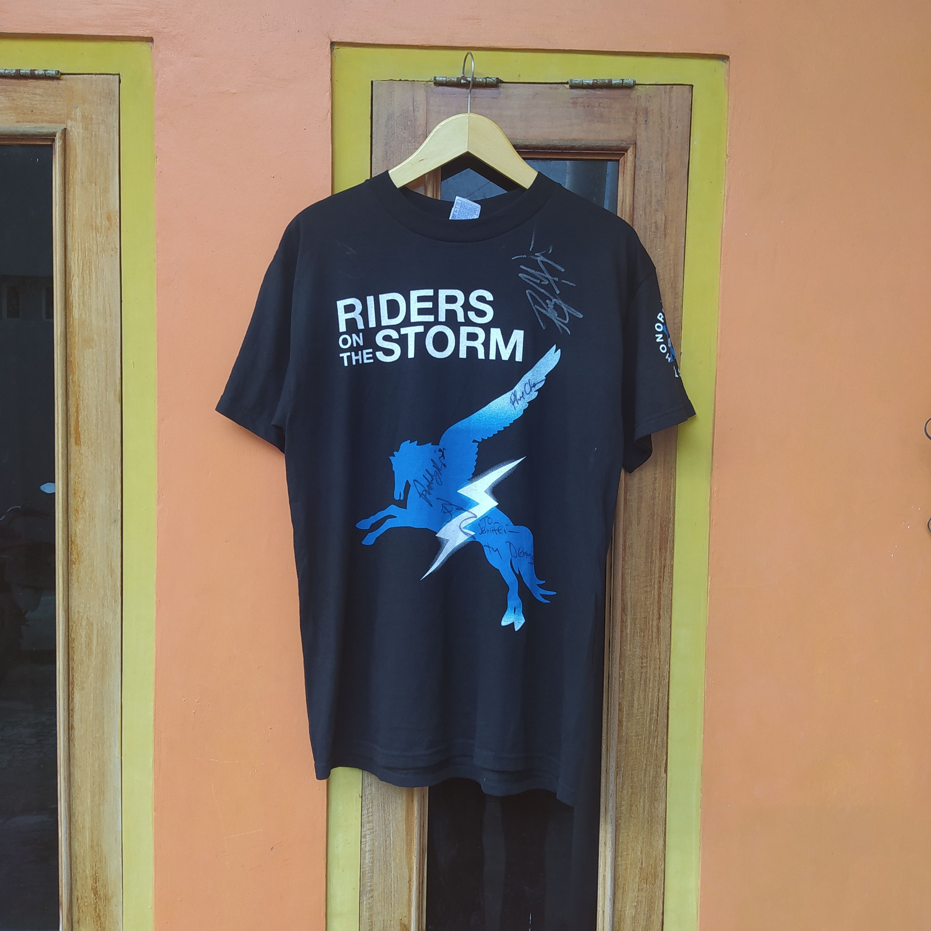 Band Tees ( AUTHENT MARK ) RARE VINTAGE THE DOORS RIDERS ON THE STORM Size US M / EU 48-50 / 2 - 1 Thumbnail
