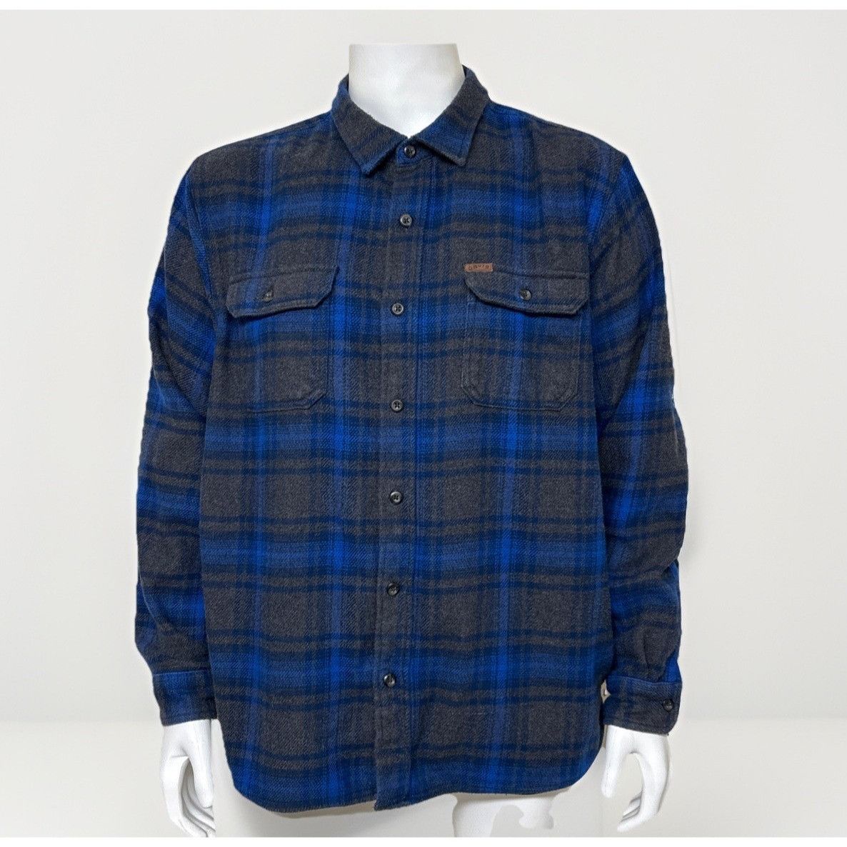 Orvis Orvis Shirt Jacket Mens 2XL Blue Gray Plaid Flannel Heavy Sh Size US XXL / EU 58 / 5 - 1 Thumbnail
