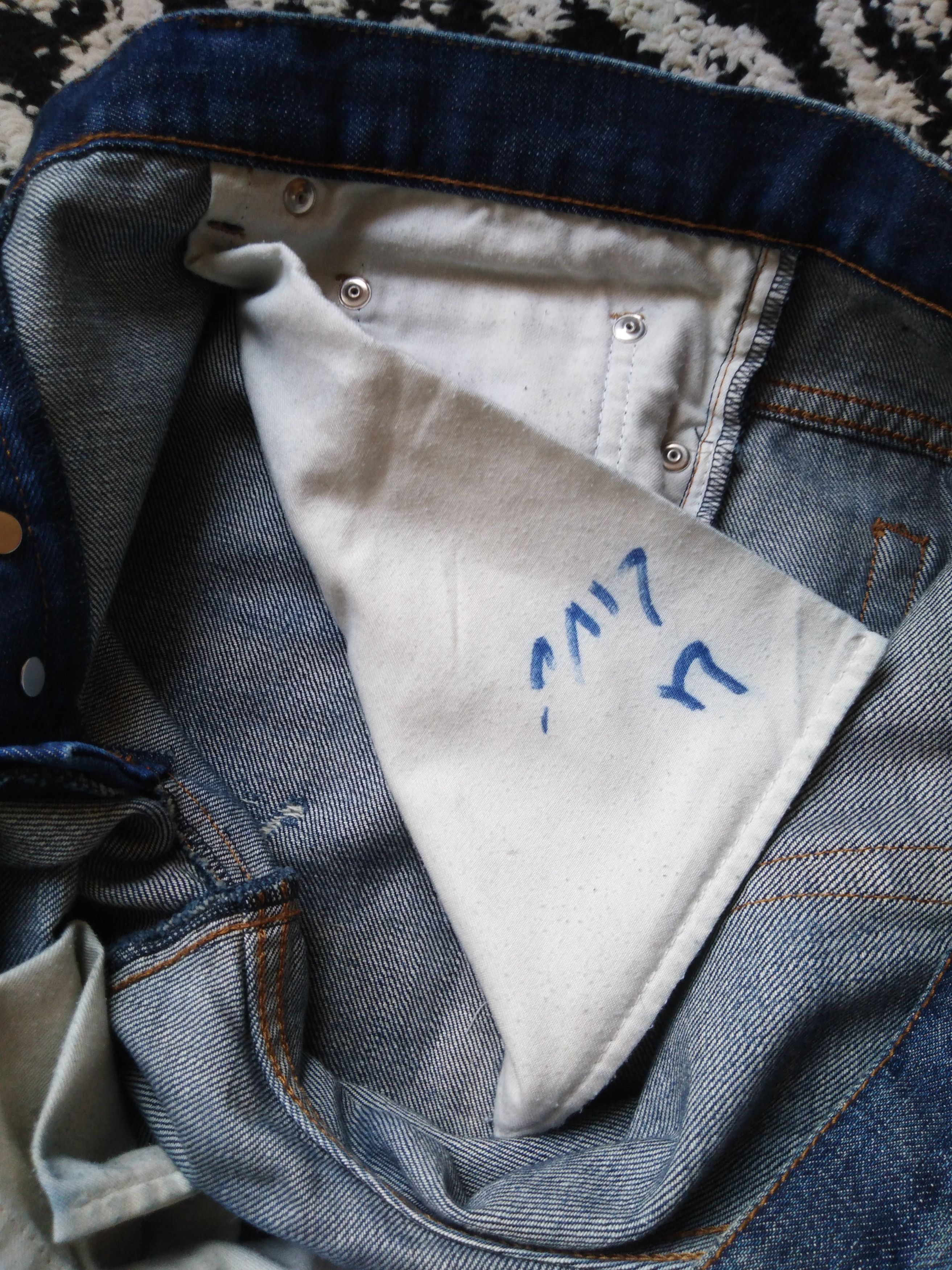 Dior Dior Homme Proto Distressed Blue Denim Jeans Size US 31 - 9 Thumbnail
