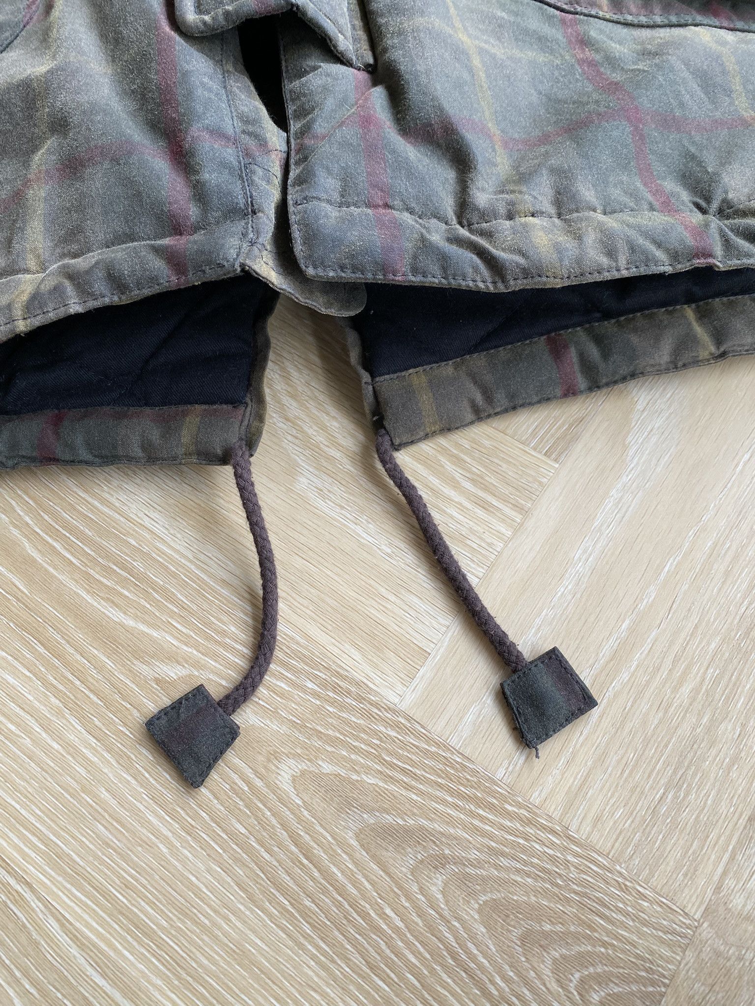 NN07 Waxed Check Coat - British Millerain Fabric Size US XL / EU 56 / 4 - 8 Thumbnail