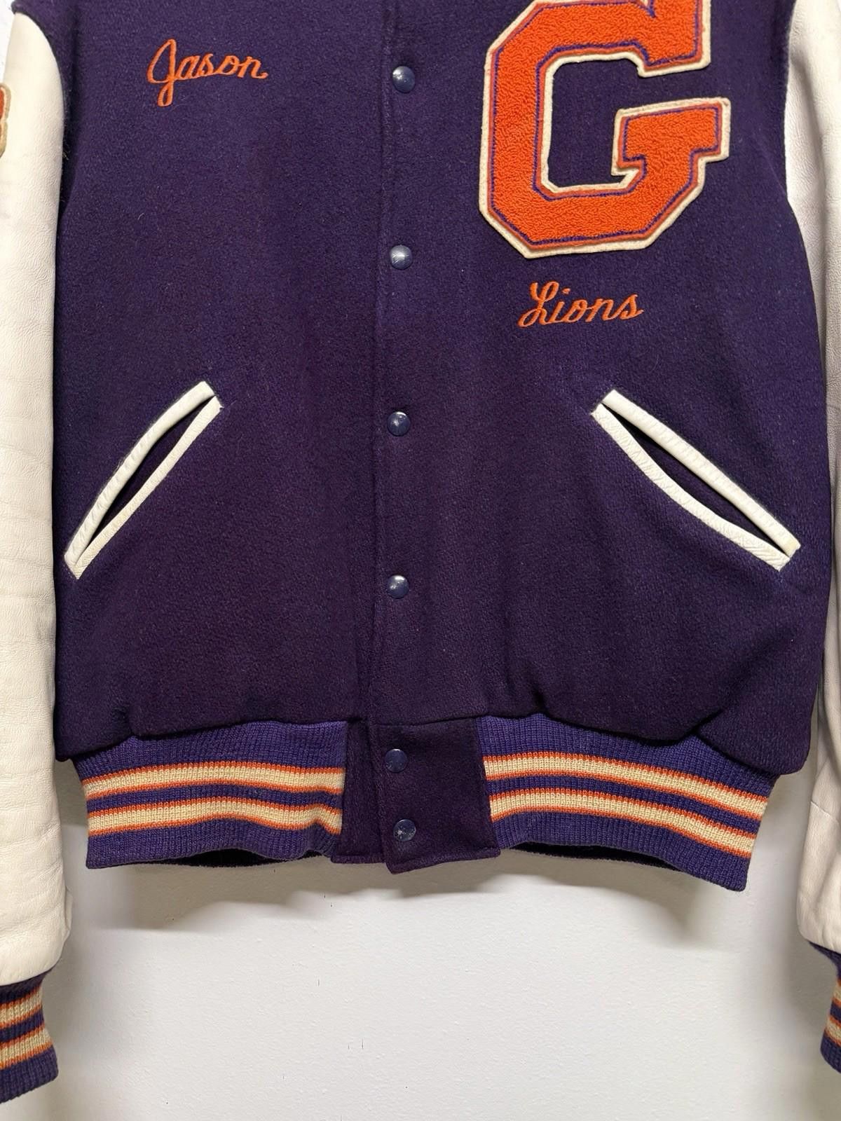 Other 80s Varsity Letterman Jacket “Yasumoto” Chain stitch M/L Size US L / EU 52-54 / 3 - 7 Thumbnail