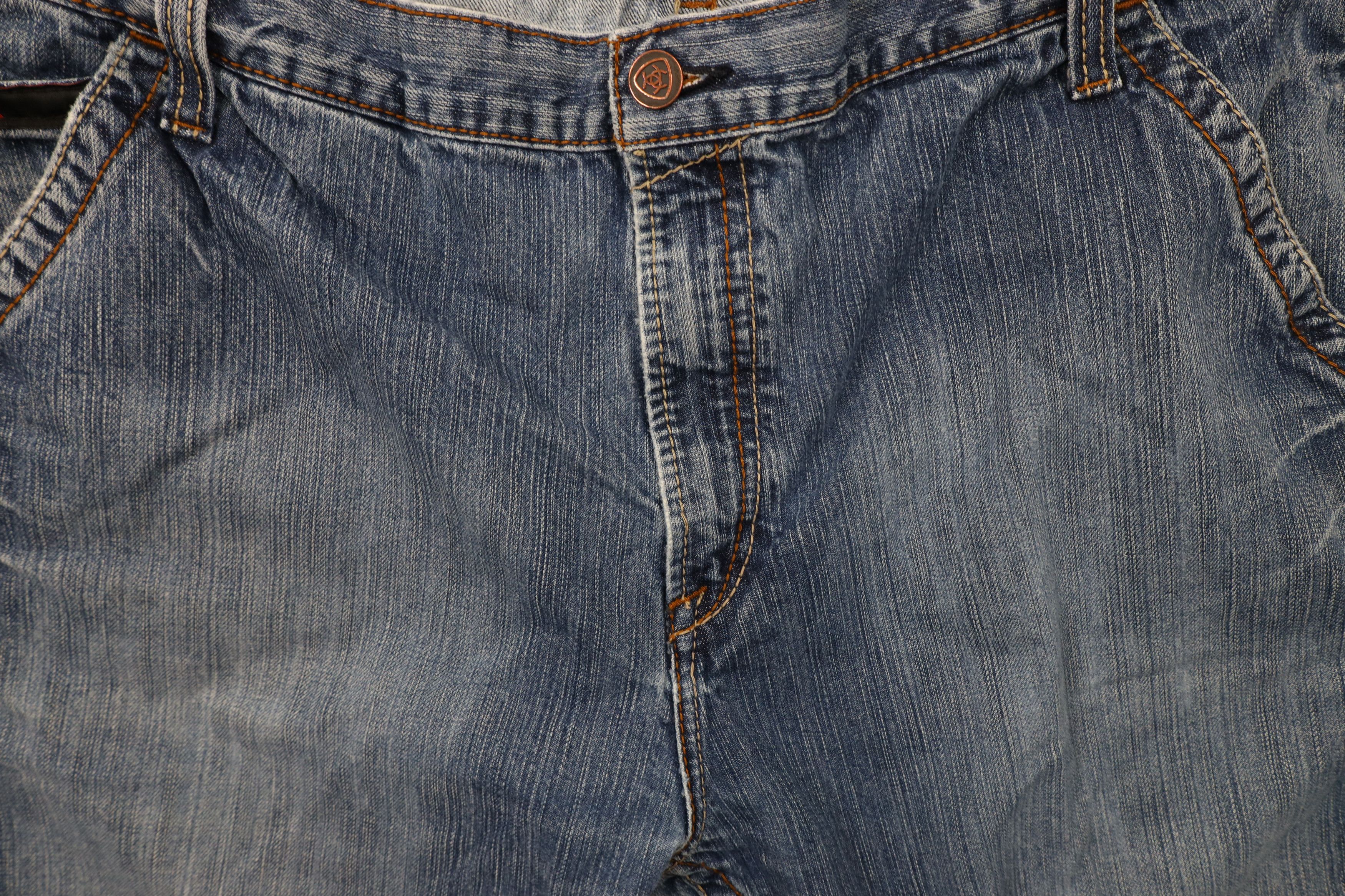 Ariat × Vintage Ariat FR Fire Resistant Low Rise M4 Boot Leg Jeans Blue Size US 42 / EU 58 - 8 Thumbnail