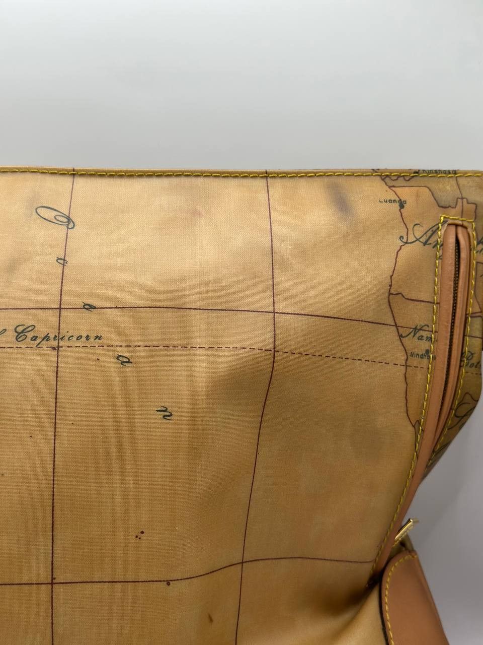 Alviero Martini Alviero Martini Classe Geo Map Shoulder Bag Vintage Leather Size ONE SIZE - 11 Thumbnail