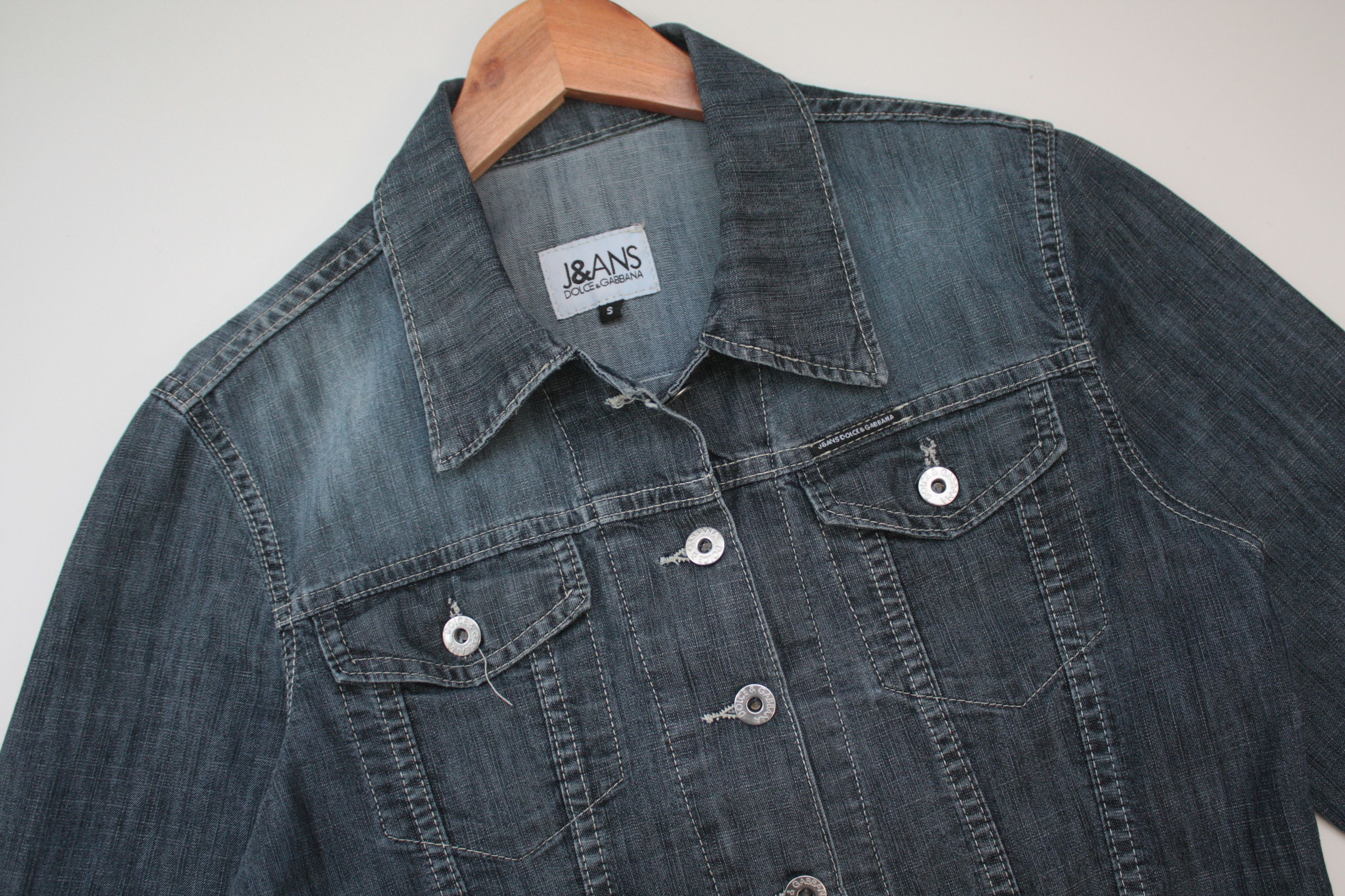 Dolce & Gabbana Dolce & Gabbana Jeans Denim Jacket Women's S Made In Italy Size S / US 4 / IT 40 - 5 Thumbnail