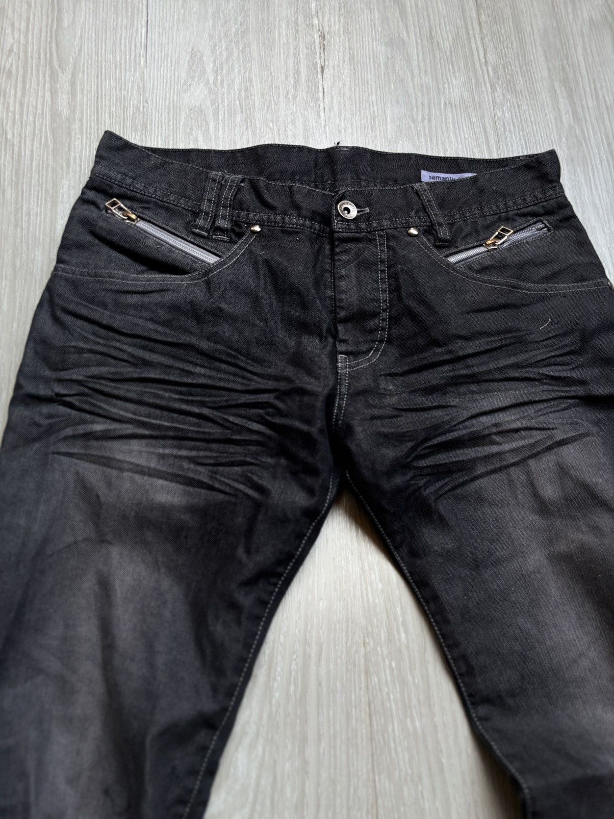 semanticdesign SEMANTIC DESIGN lace-up jeans Size US 27 - 2 Thumbnail