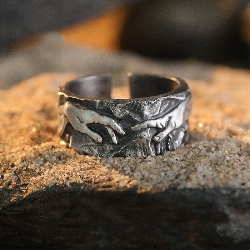 Jewelry Resizable Hand Opening Finger Ring Size ONE SIZE - 1 Thumbnail