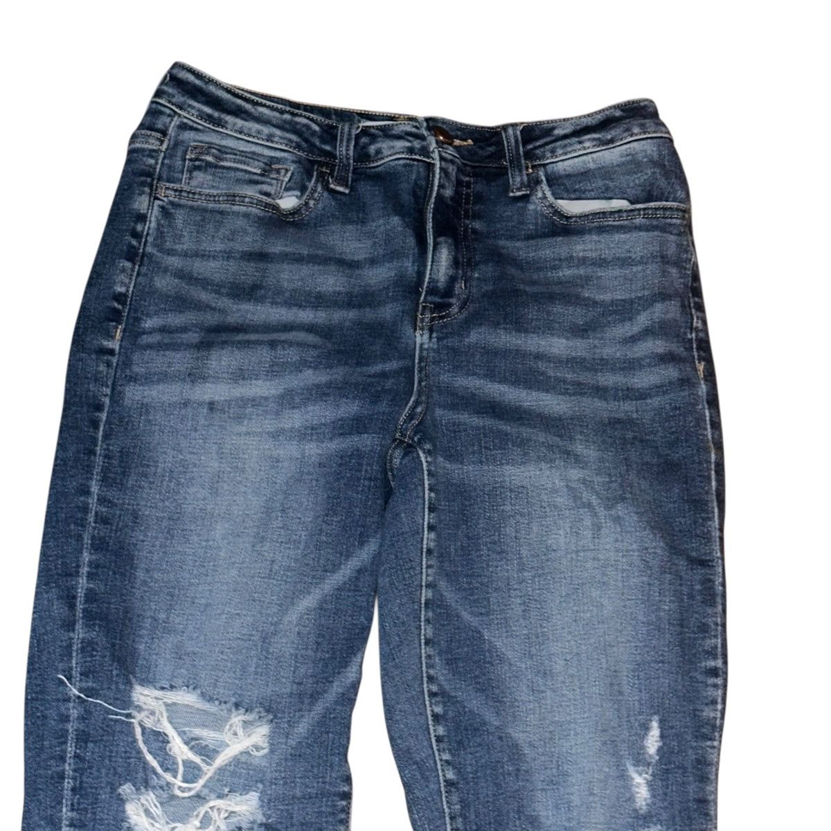 Other Flying Monkey high rise distressed boyfriend jeans Size 26" / US 2 / IT 38 - 4 Thumbnail