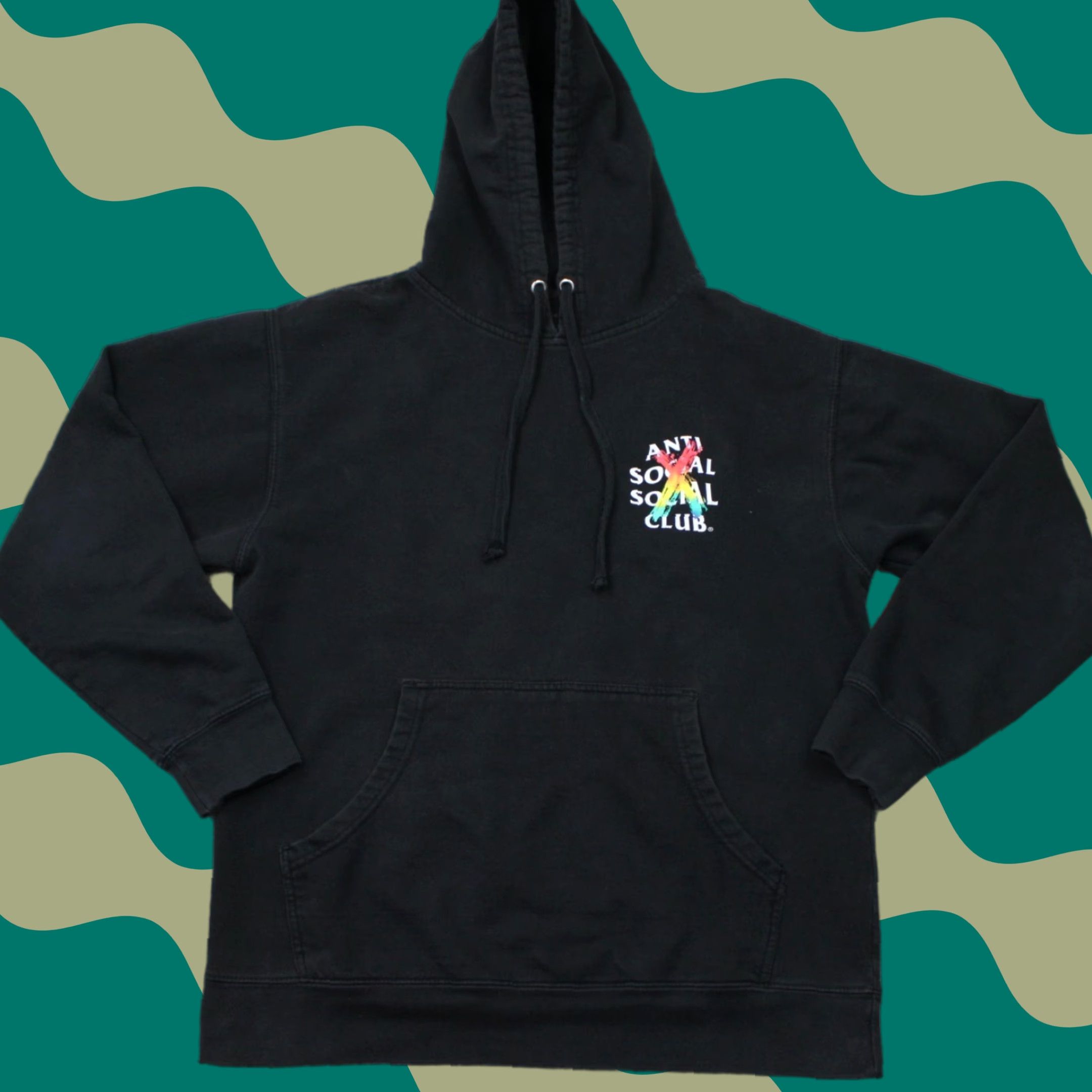 Anti Social Social Club Anti Social Social Club Hoodie Men Medium Black Logo Hooded Sweatshirt Size US M / EU 48-50 / 2 - 1 Thumbnail